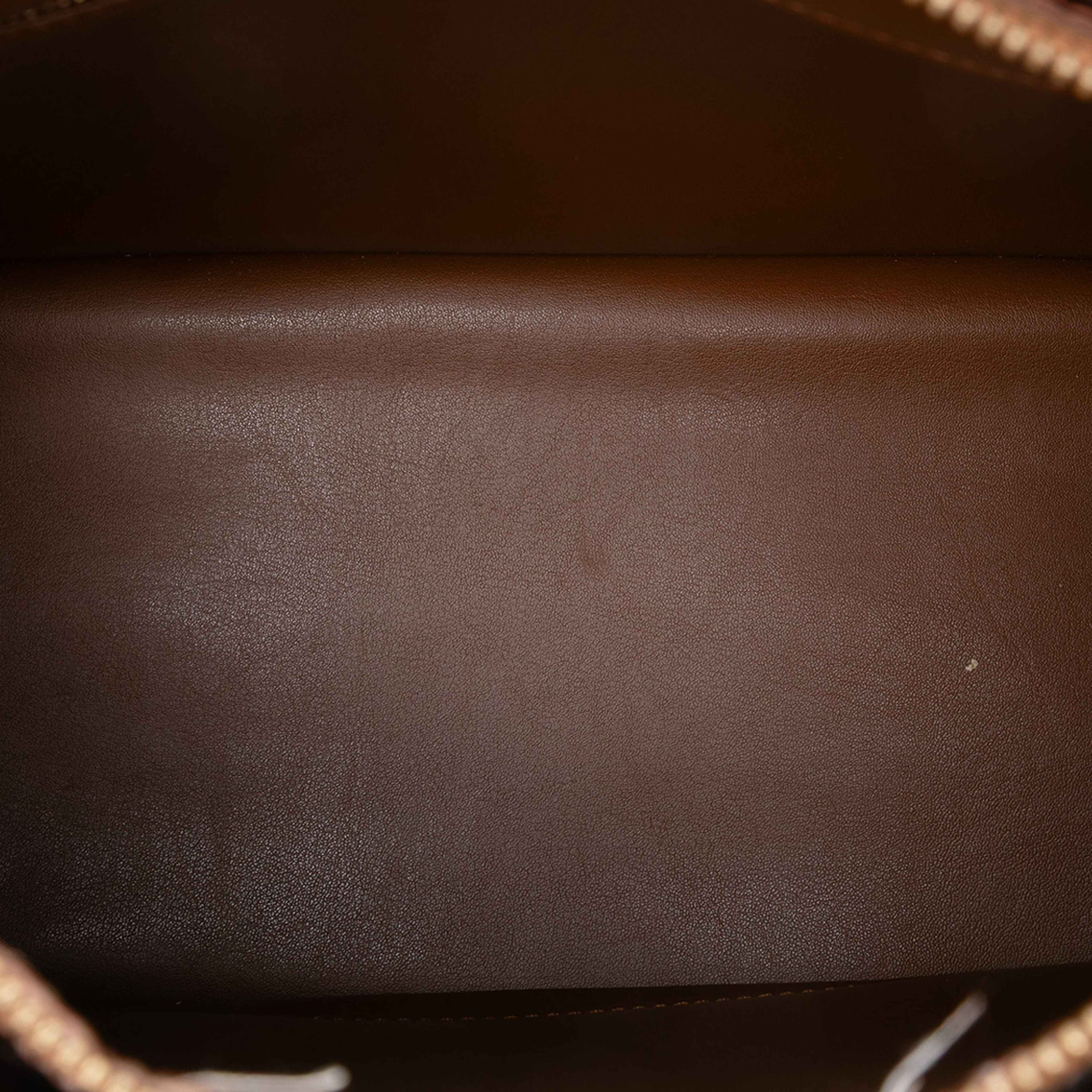 Louis Vuitton Monogram Vernis Houston, från Luxclusif, i färgen bronze. Klicka för att öppna bilden i stort format