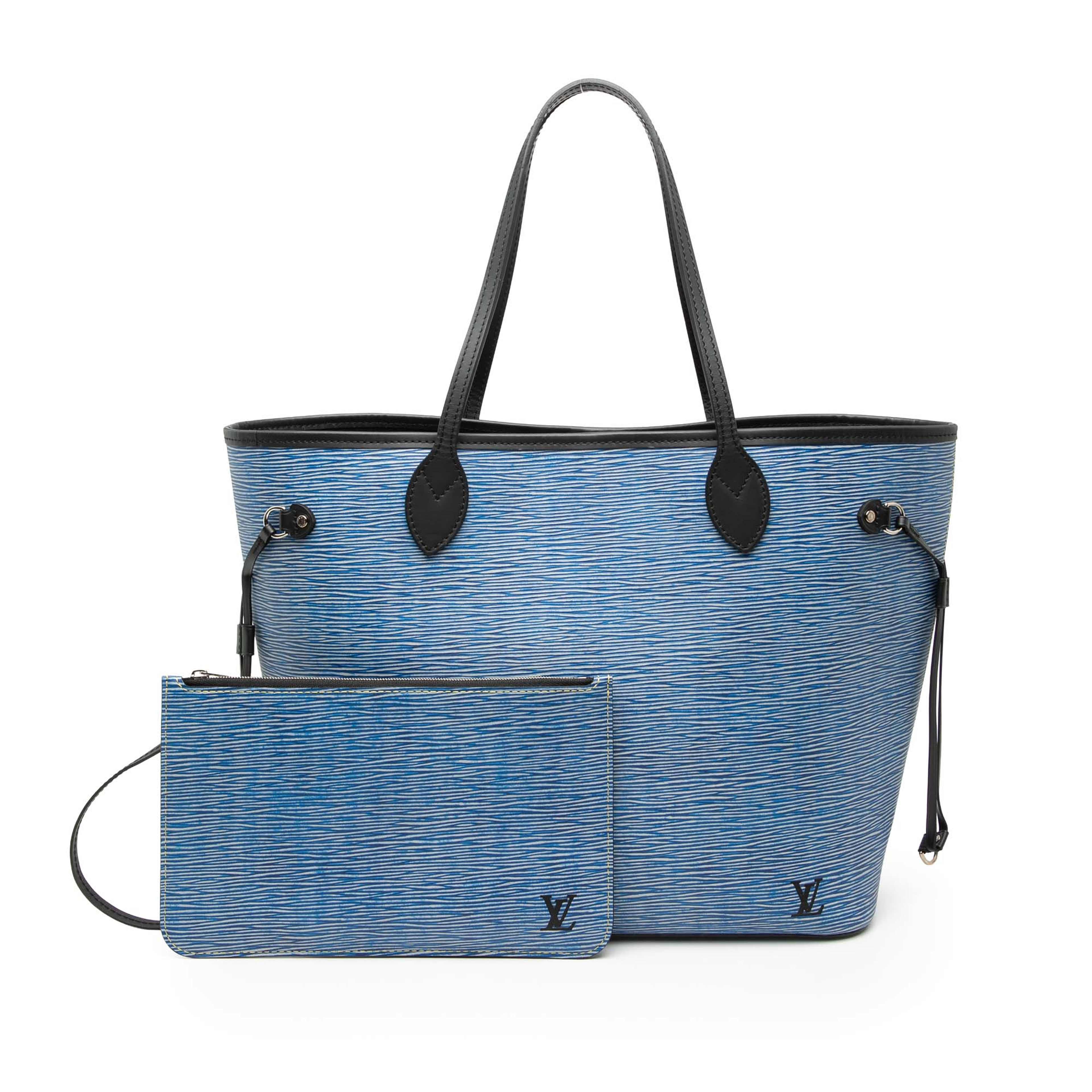 Louis Vuitton Epi Denim Neverfull Mm, från Luxclusif, i färgen svart. Klicka för att öppna bilden i stort format
