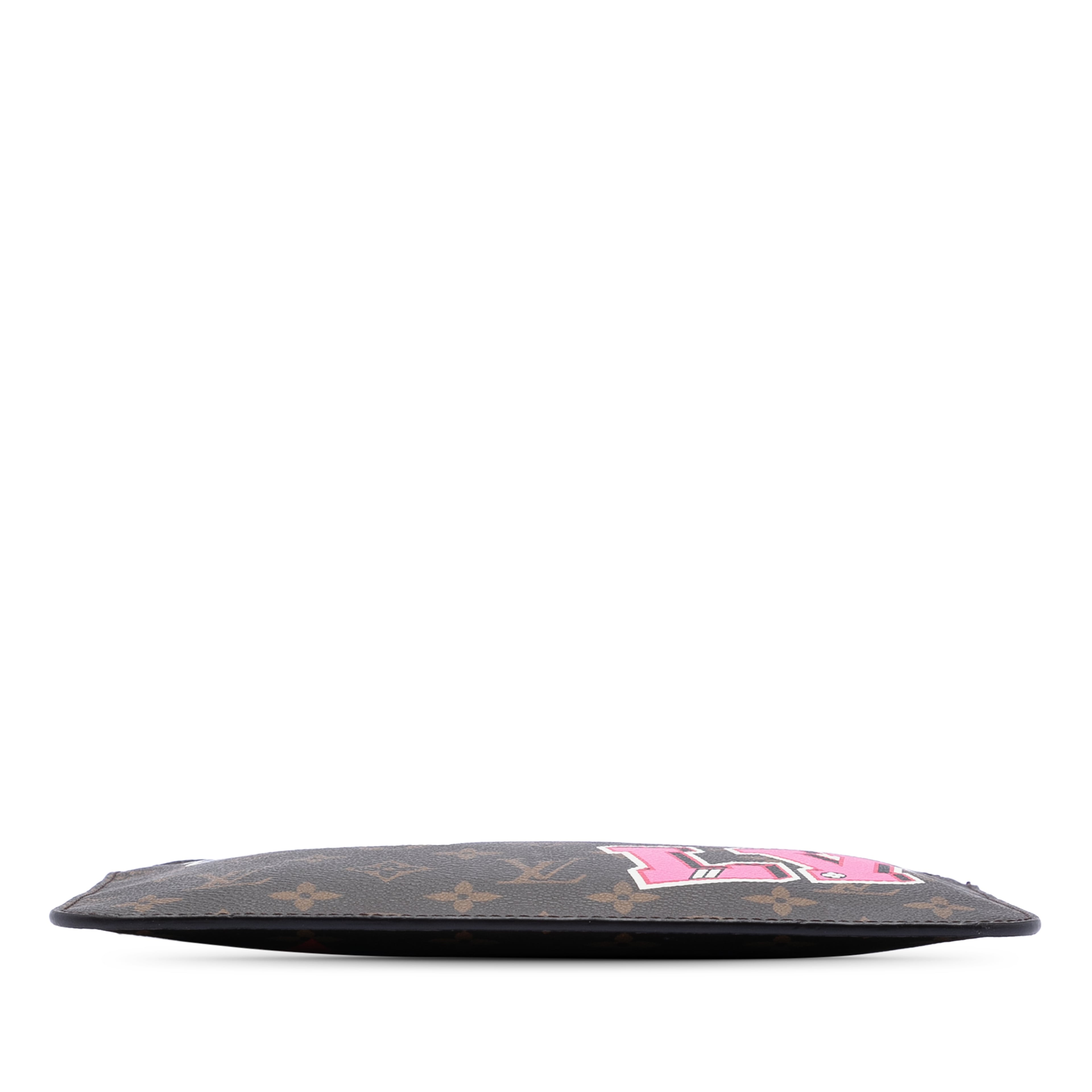 Louis Vuitton Monogram Patches Neverfull Mm Pouch, från Luxclusif, i färgen brown. Klicka för att öppna bilden i stort format