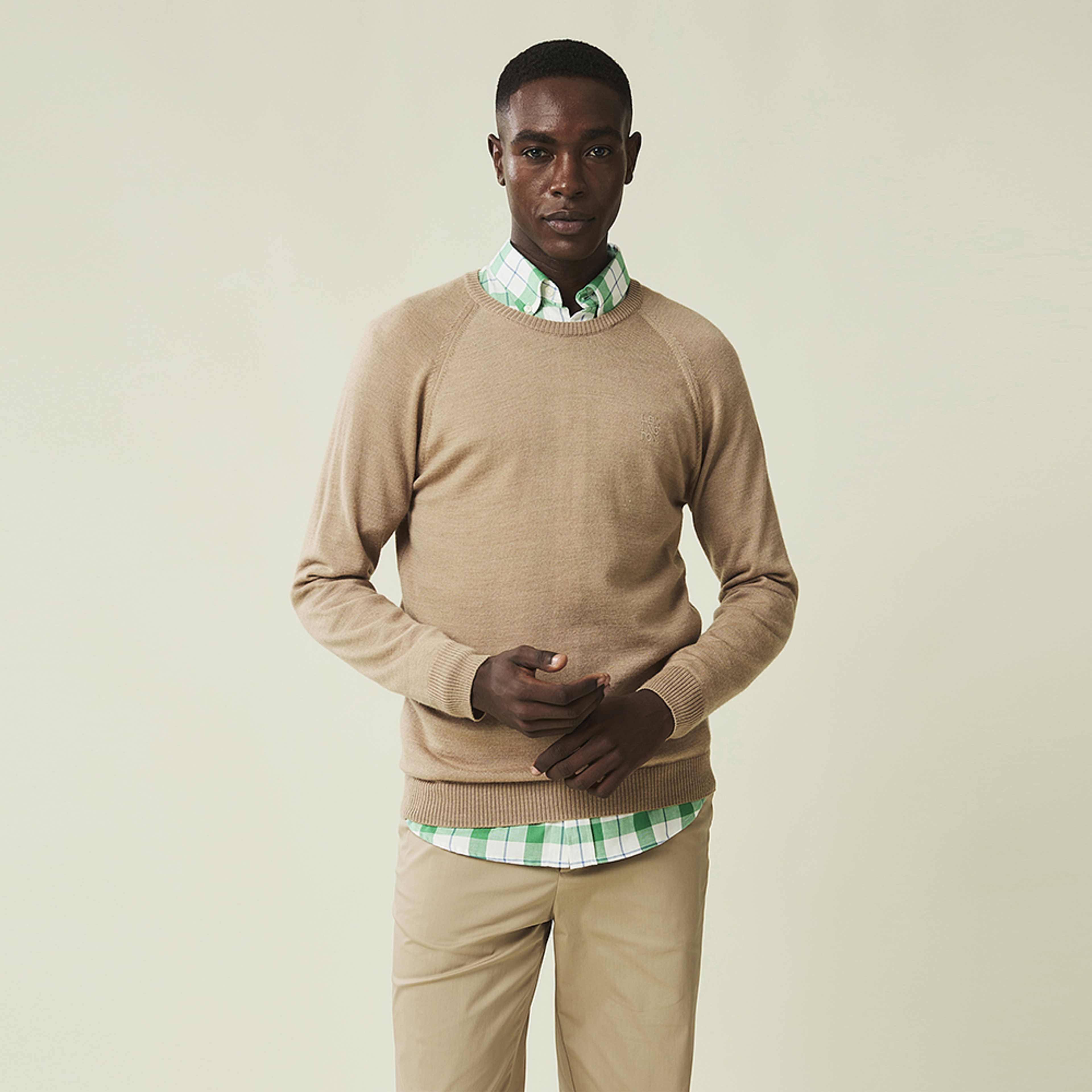 Dean Merino Crew Neck Sweater