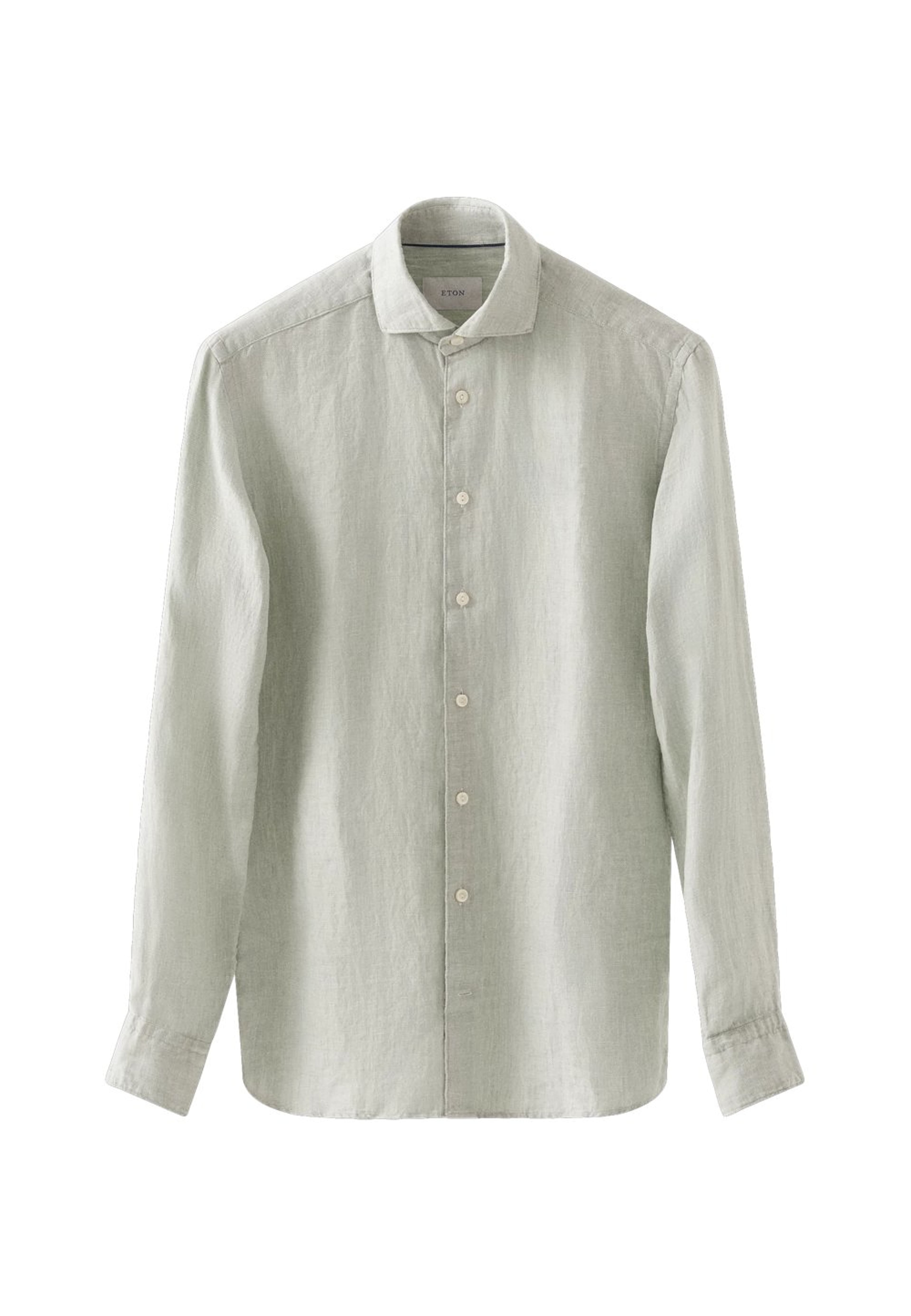 Linne Twill-skjorta Slim Fit