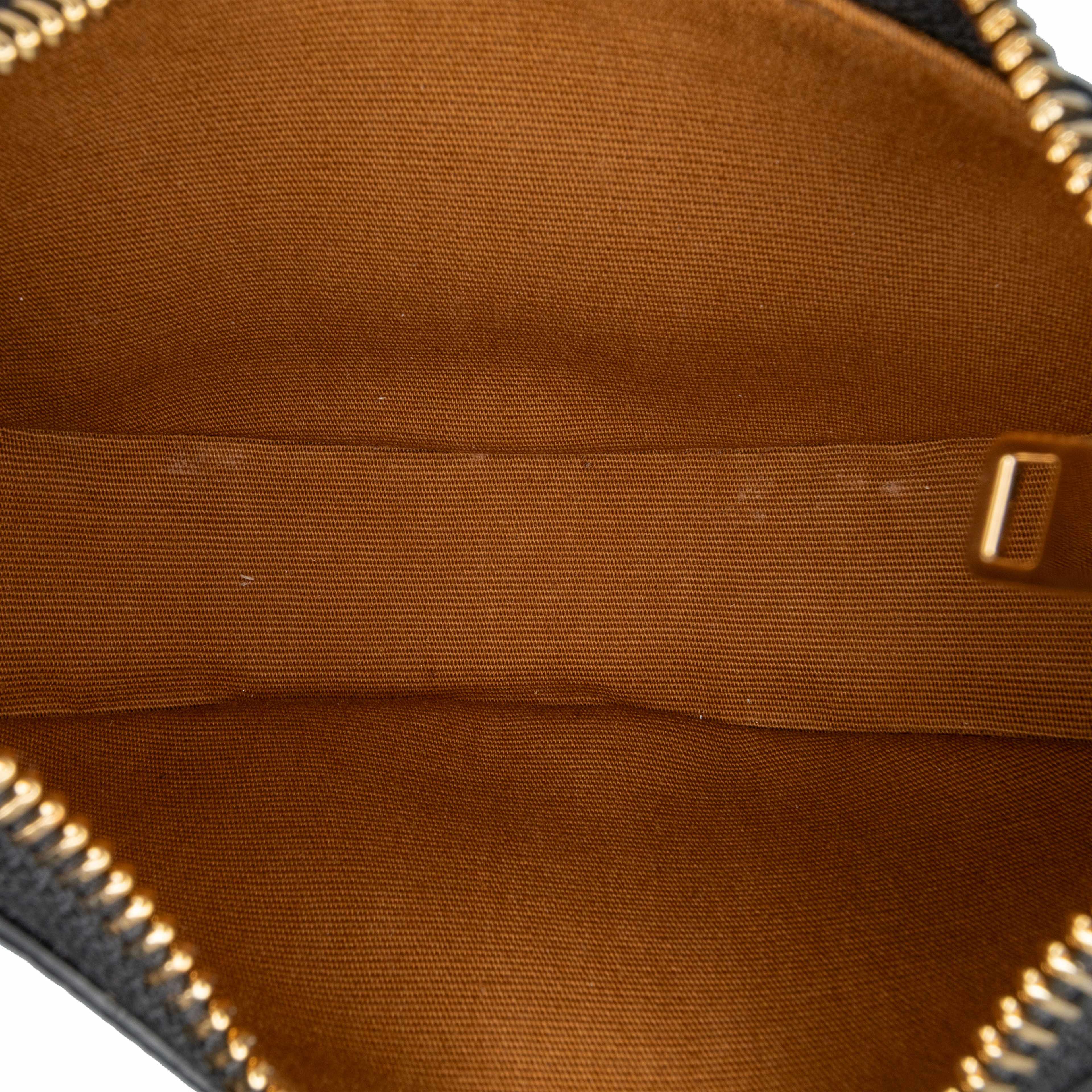 Celine Mini Triomphe Coated Canvas Ava Shoulder Bag
