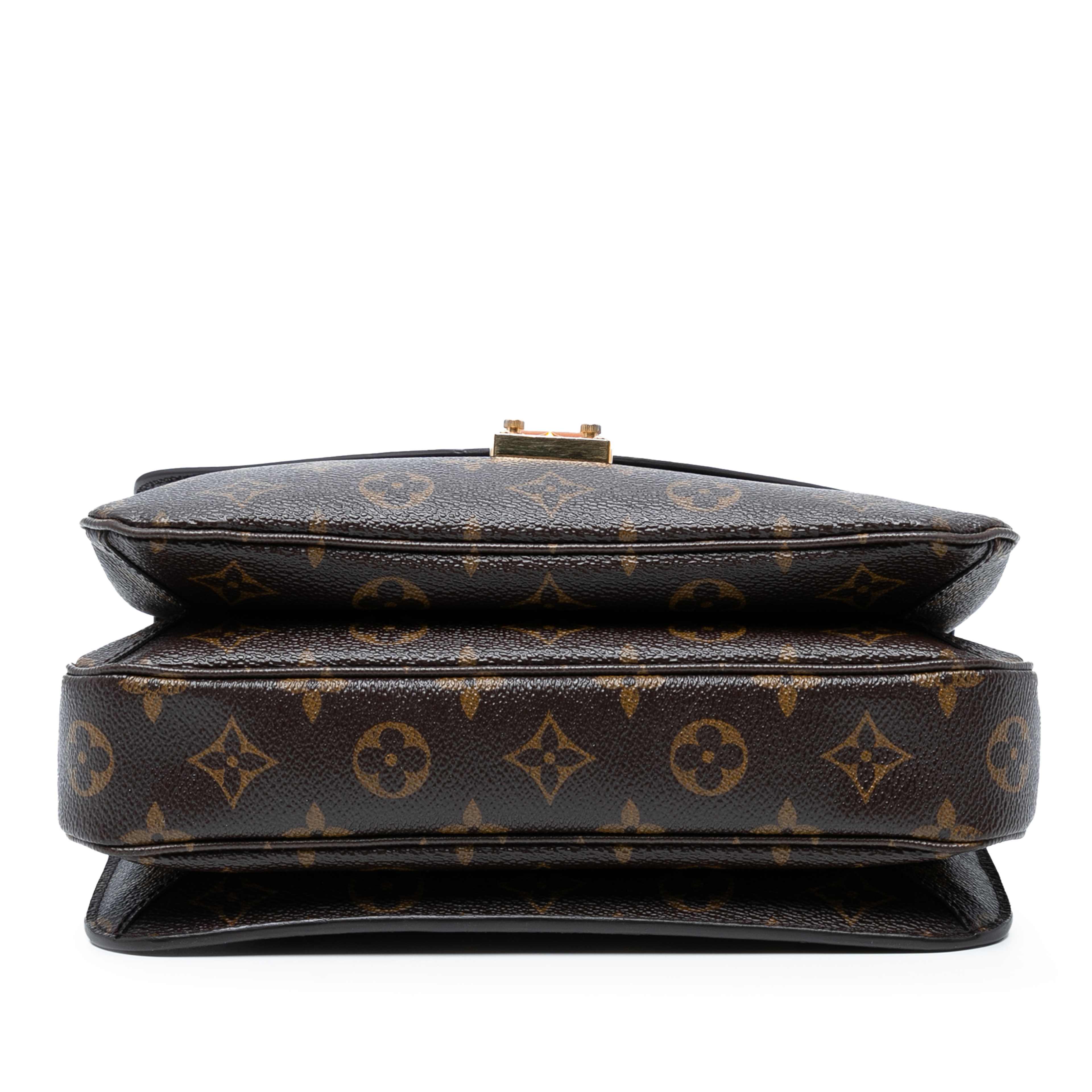 Louis Vuitton Monogram Pochette Metis, från Luxclusif, i färgen brown. Klicka för att öppna bilden i stort format