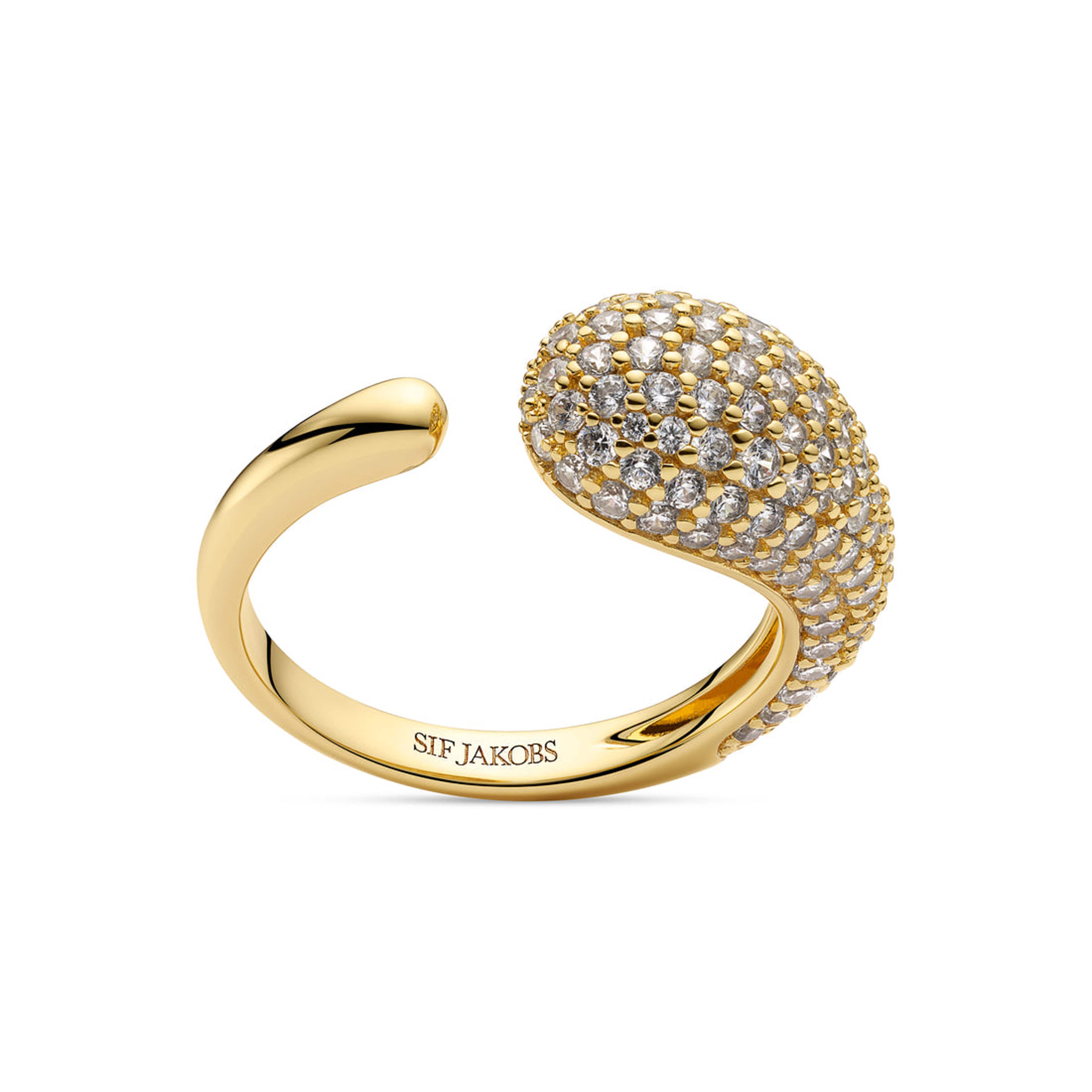 Ring Goccia Piccolo, från Sif Jakobs Jewellery, i färgen gold.