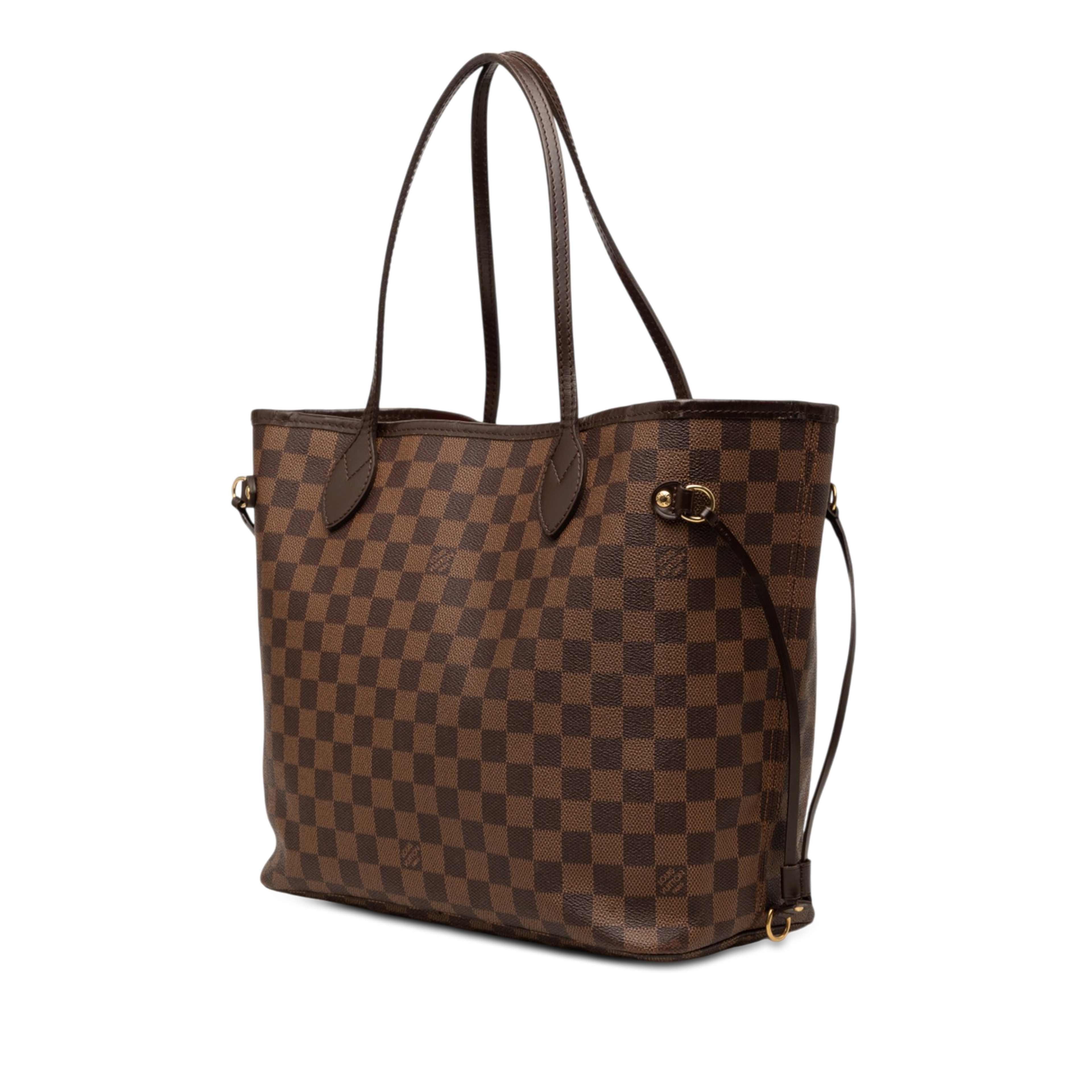 Louis Vuitton Damier Ebene Neverfull Mm, från Luxclusif, i färgen brun. Klicka för att öppna bilden i stort format