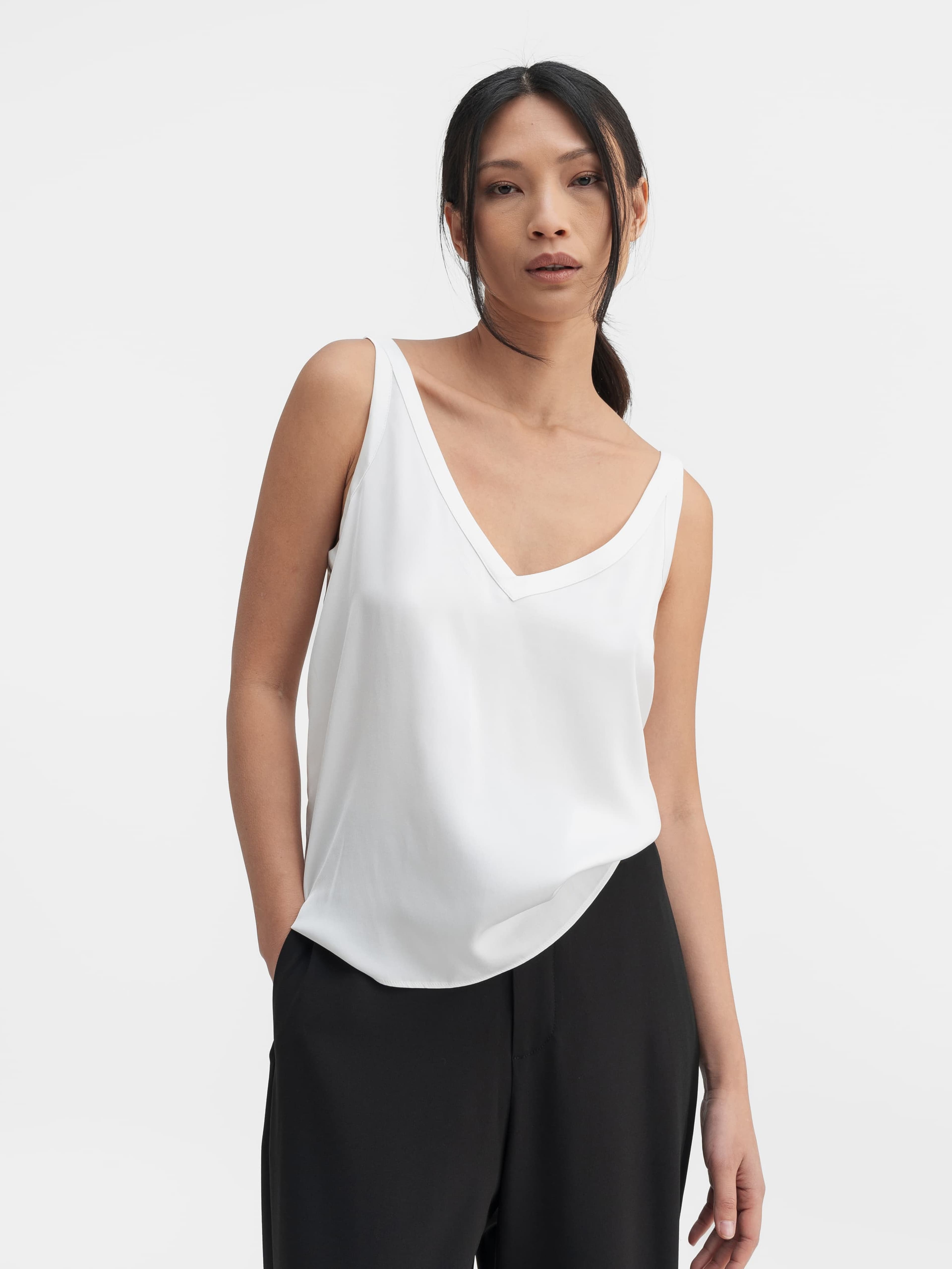 Shin Silk Tank