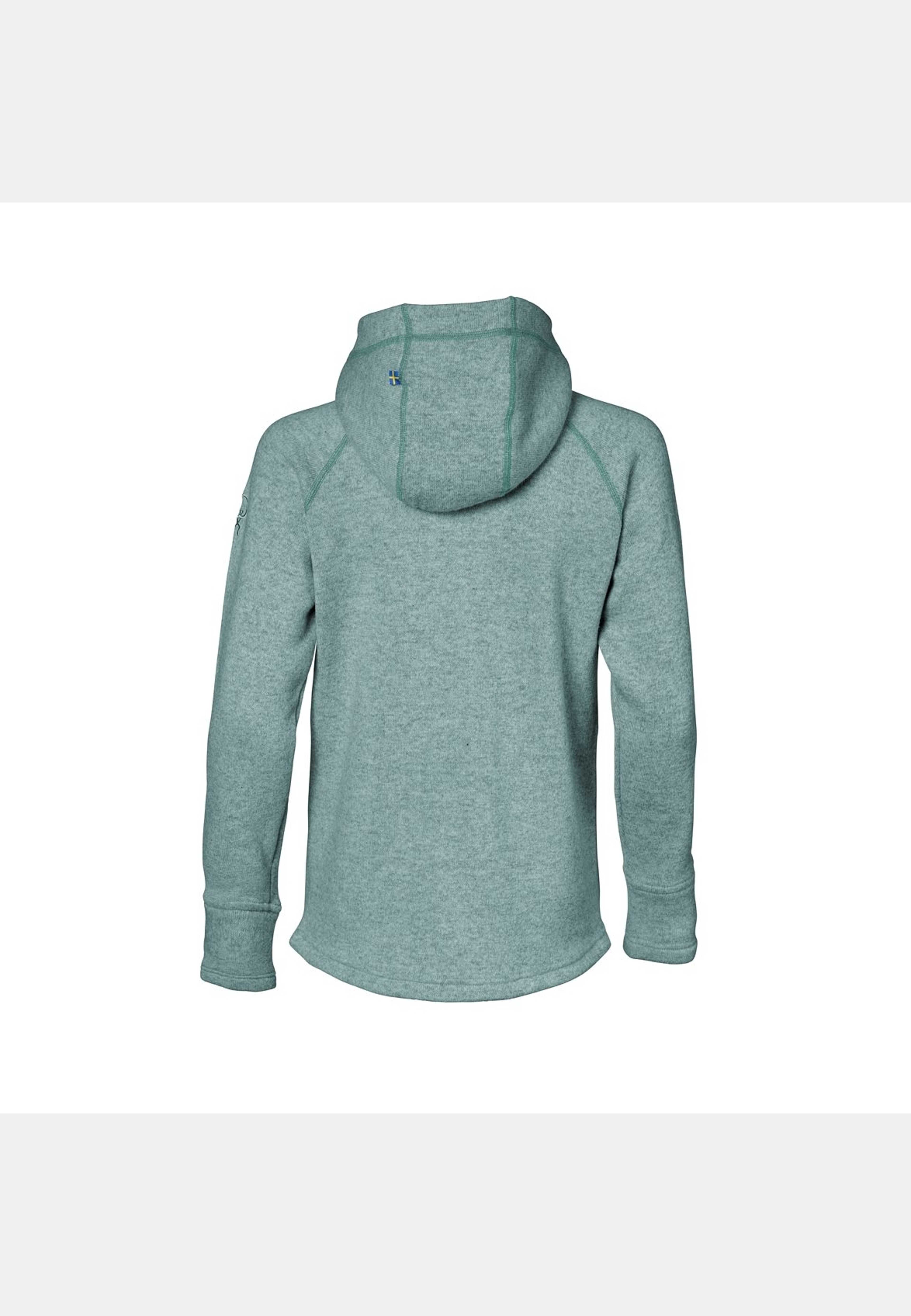 Shaun Hoodie Teens, från ISBJÖRN of Sweden, i färgen pinesilver. Klicka för att öppna bilden i stort format