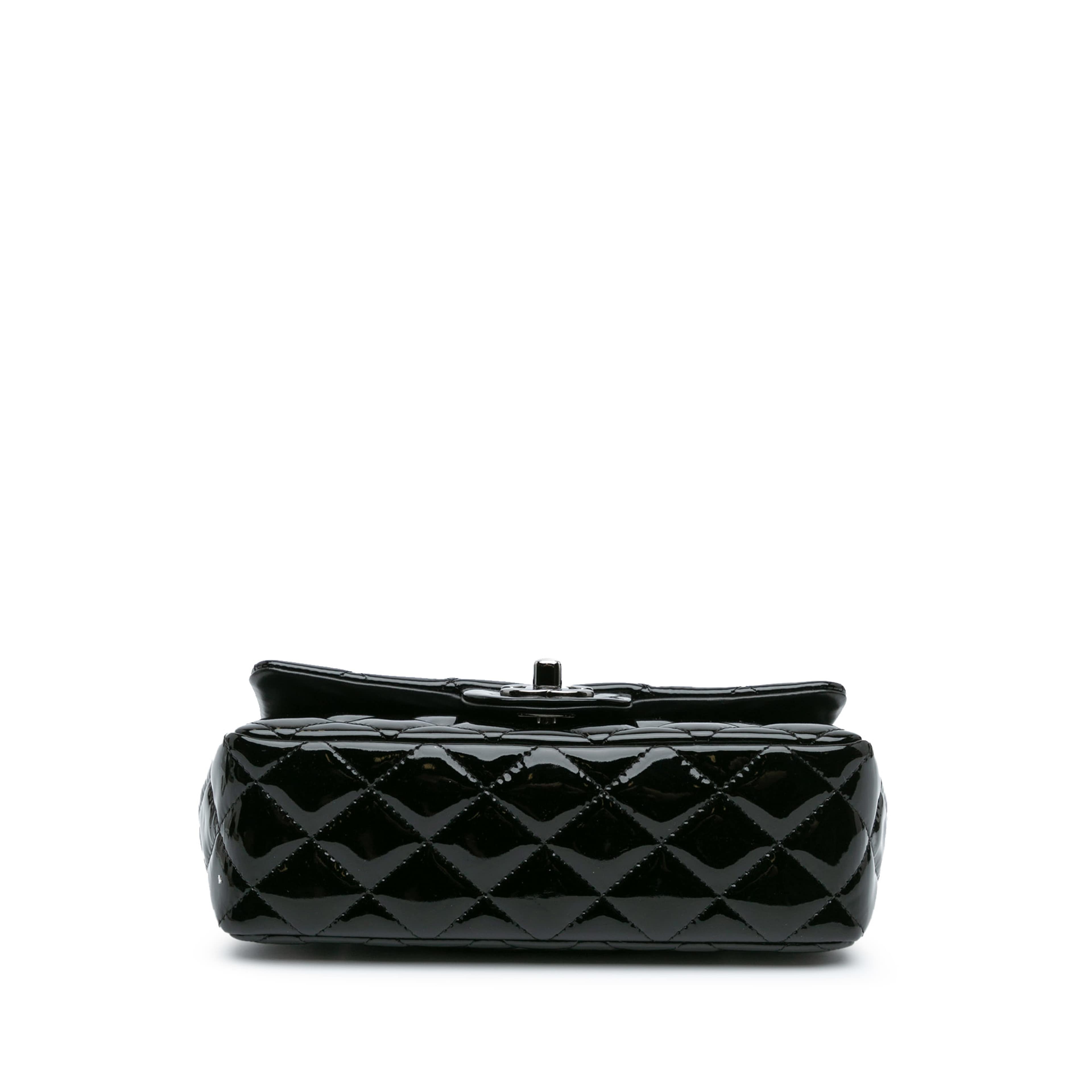Chanel Mini Rectangular Classic Patent Single Flap