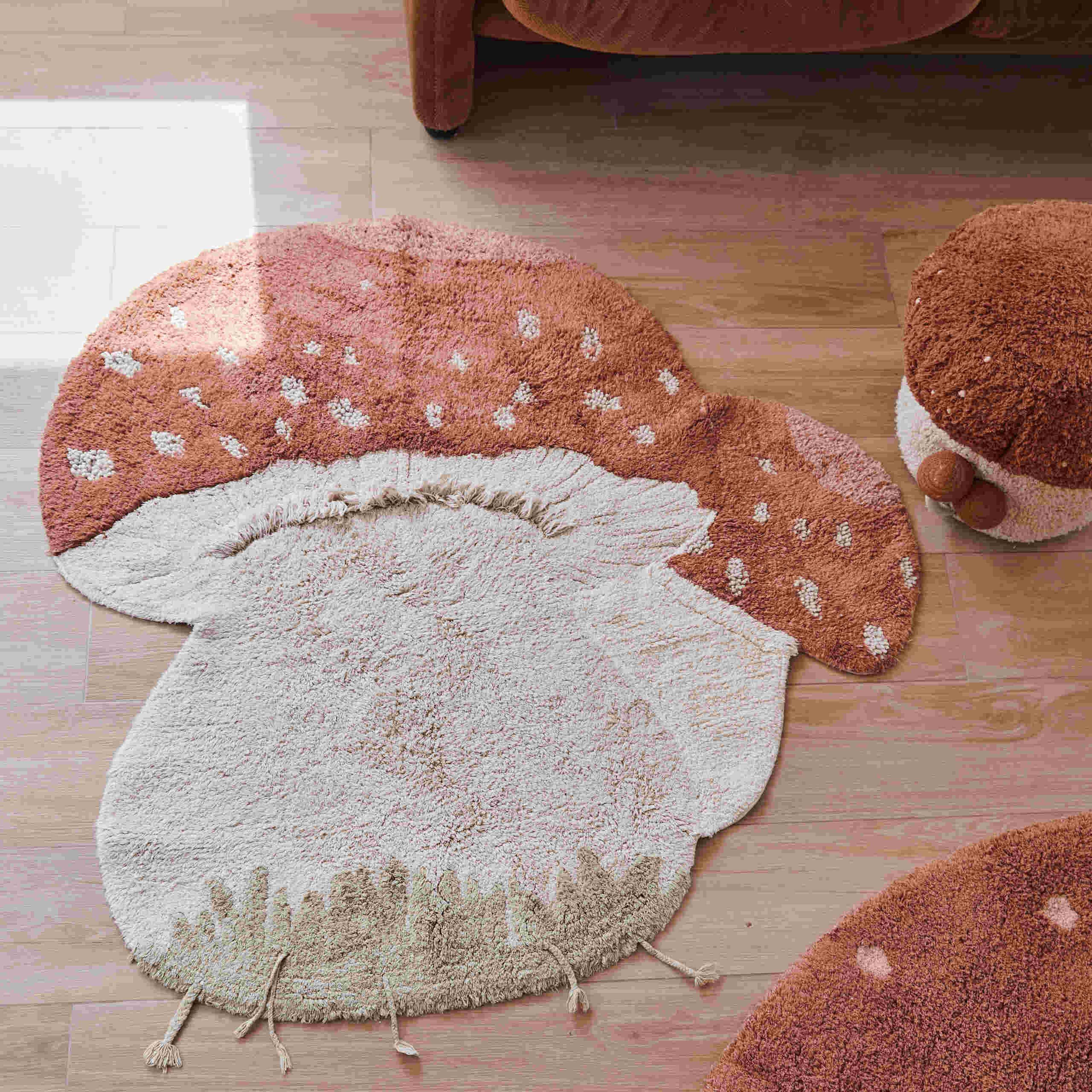 Tvättbar Bomullsmatta Boletus