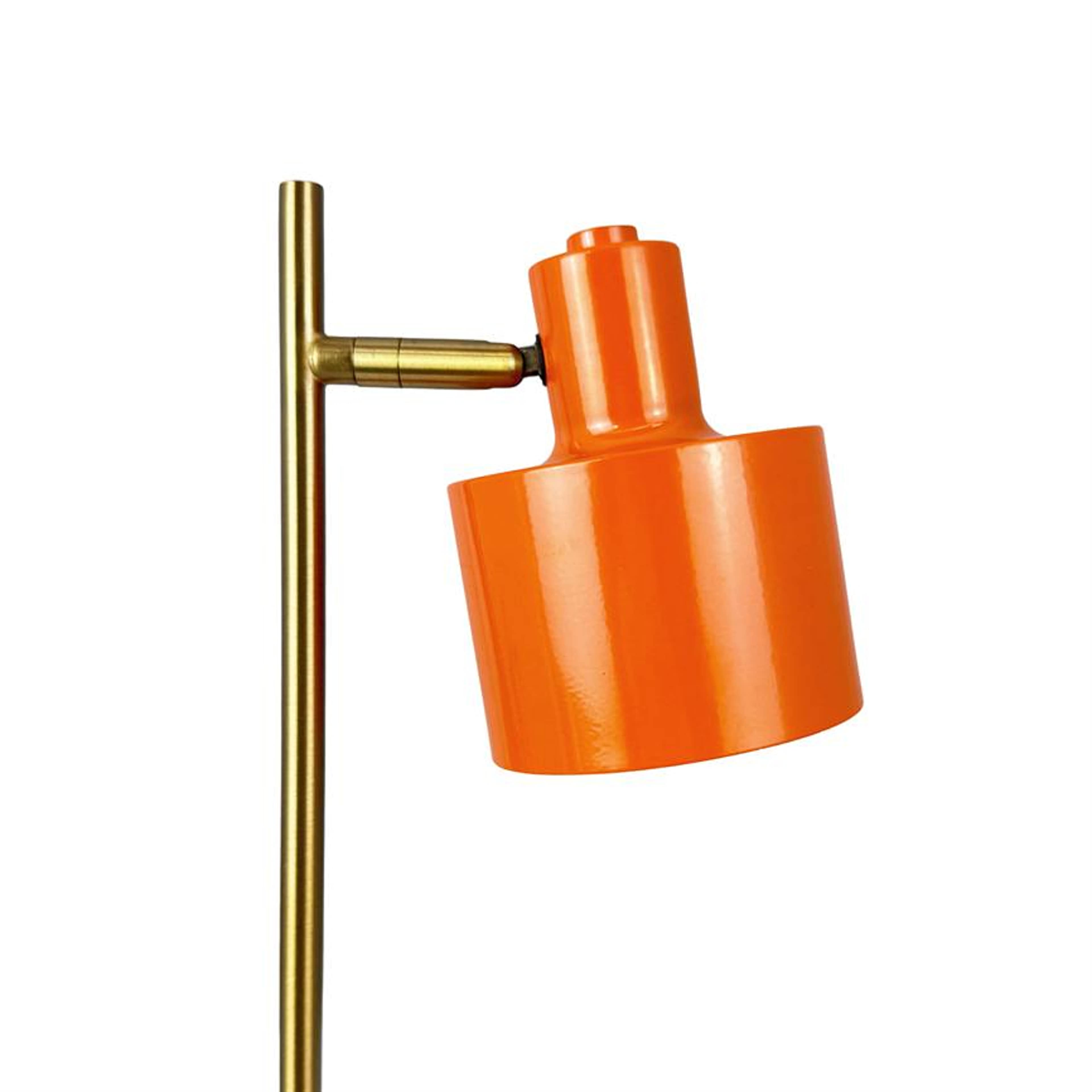 Ocean Led Mini Table Lamp, från Dyberg Larsen, i färgen orange/ brass. Klicka för att öppna bilden i stort format