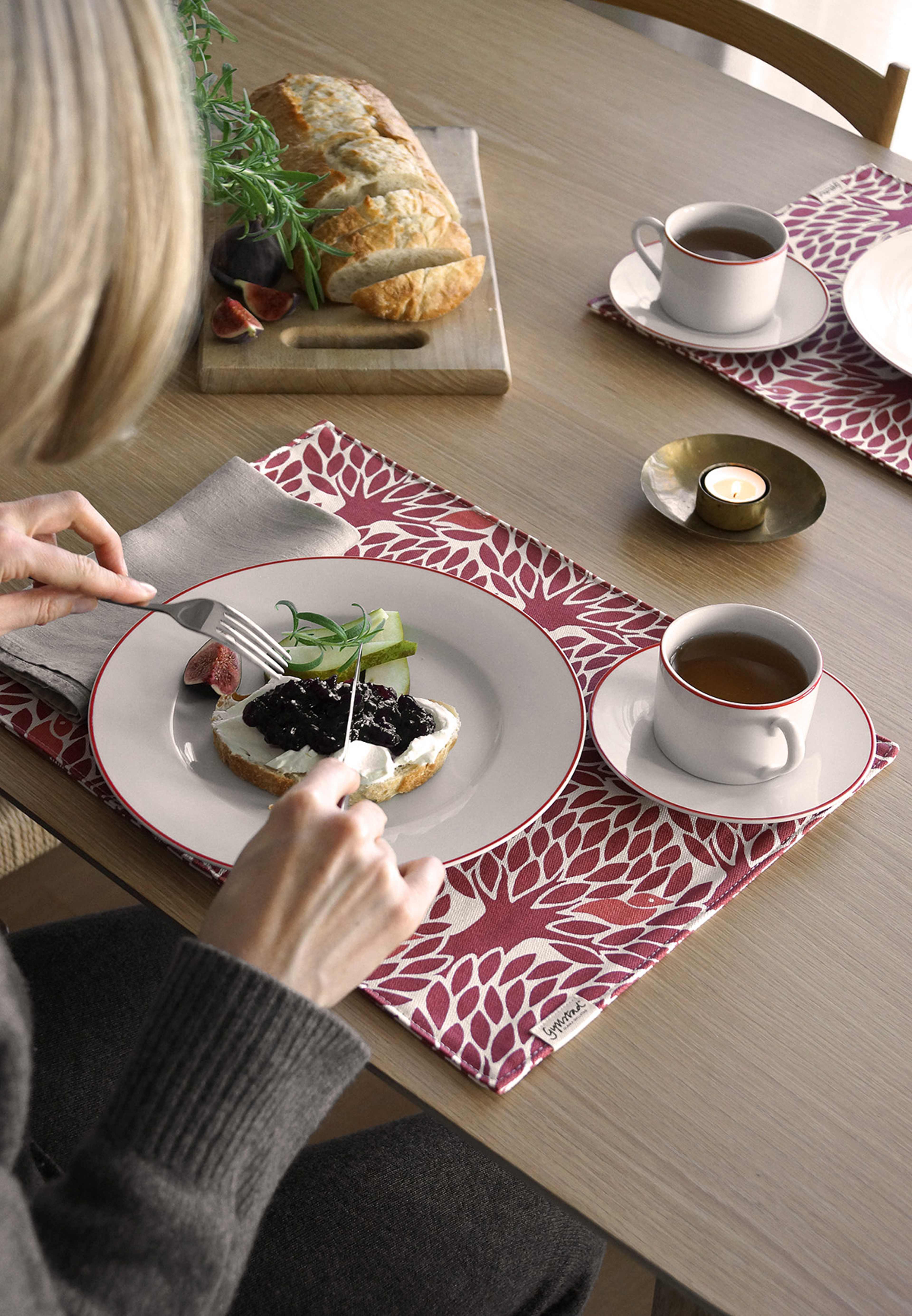Bordstablett Blad, 2-pack