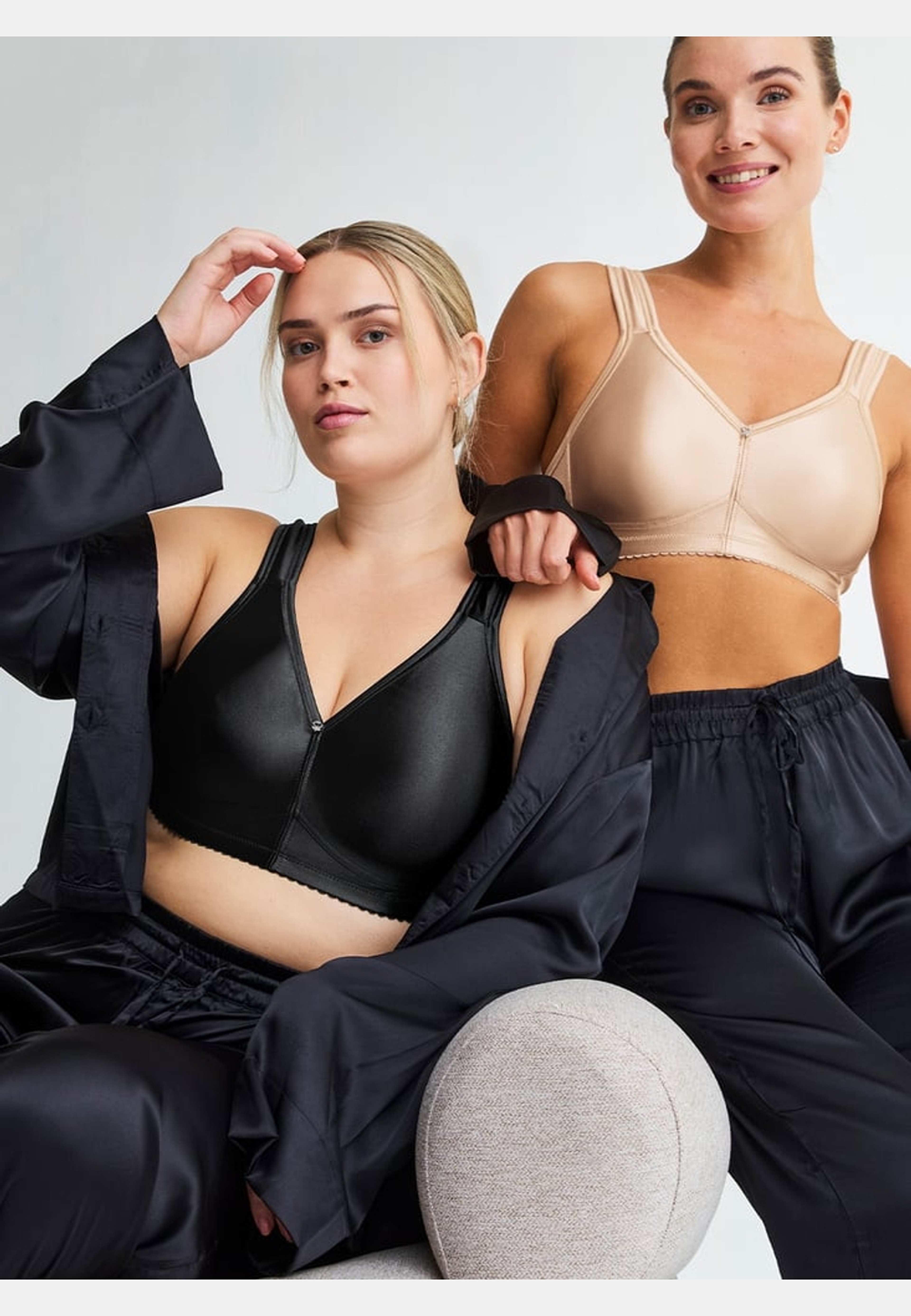 Shine Bh Utan Bygel, från Swegmark, i färgen anthracite. Klicka för att öppna bilden i stort format