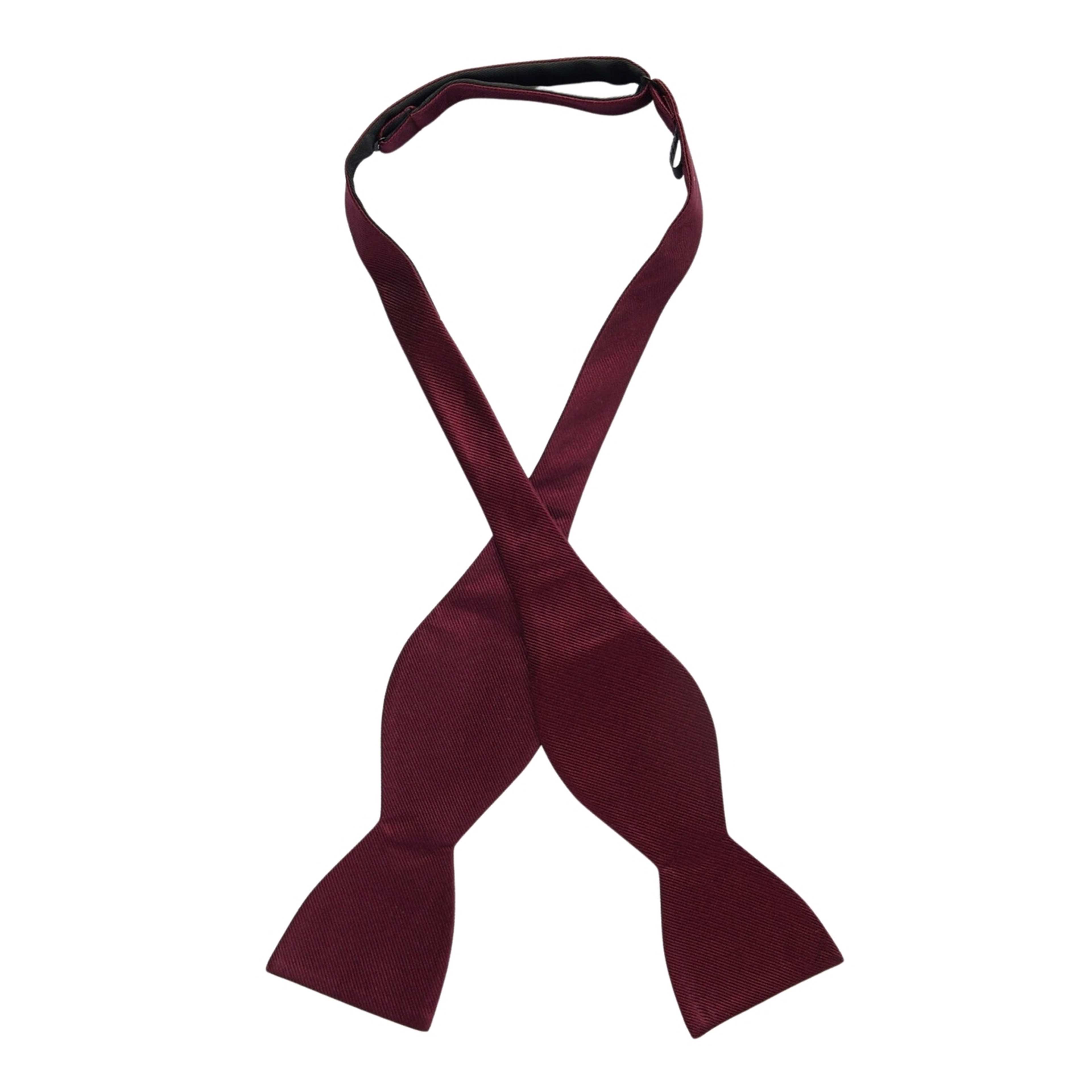 Bow Tie Plain Self Tied