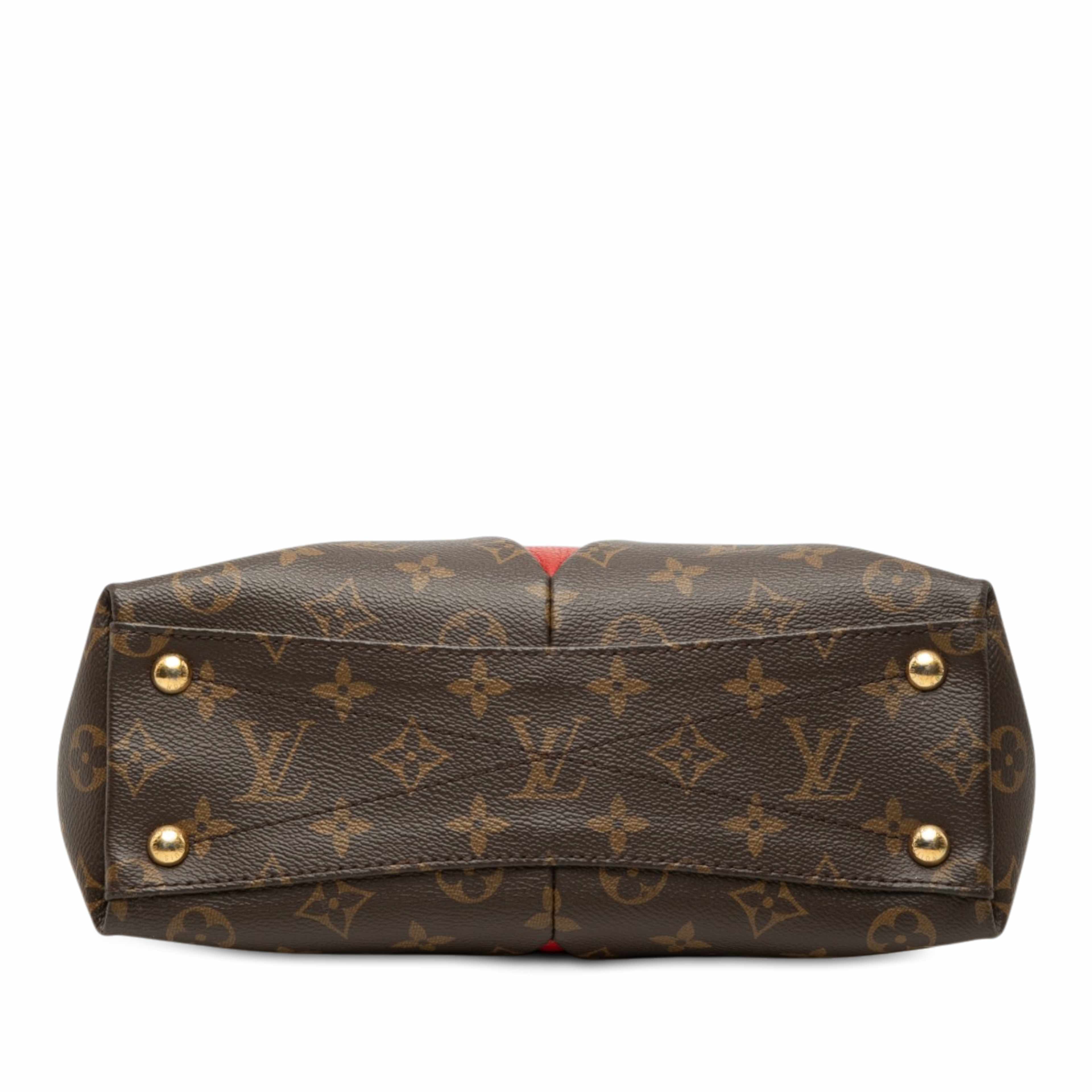 Louis Vuitton Monogram V Tote Bb, från Luxclusif, i färgen brun. Klicka för att öppna bilden i stort format