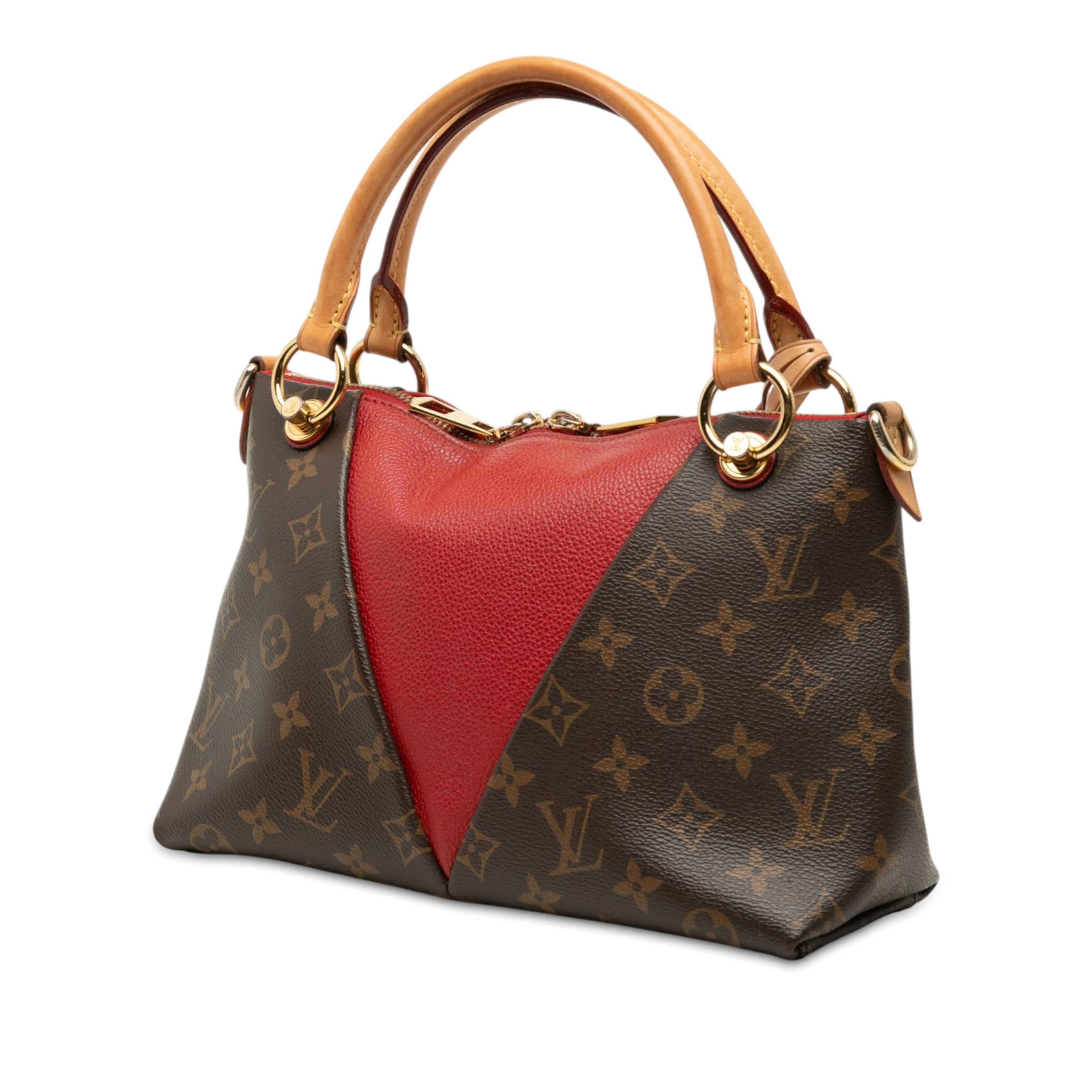 Louis Vuitton Monogram V Tote Bb, från Luxclusif, i färgen brun. Klicka för att öppna bilden i stort format