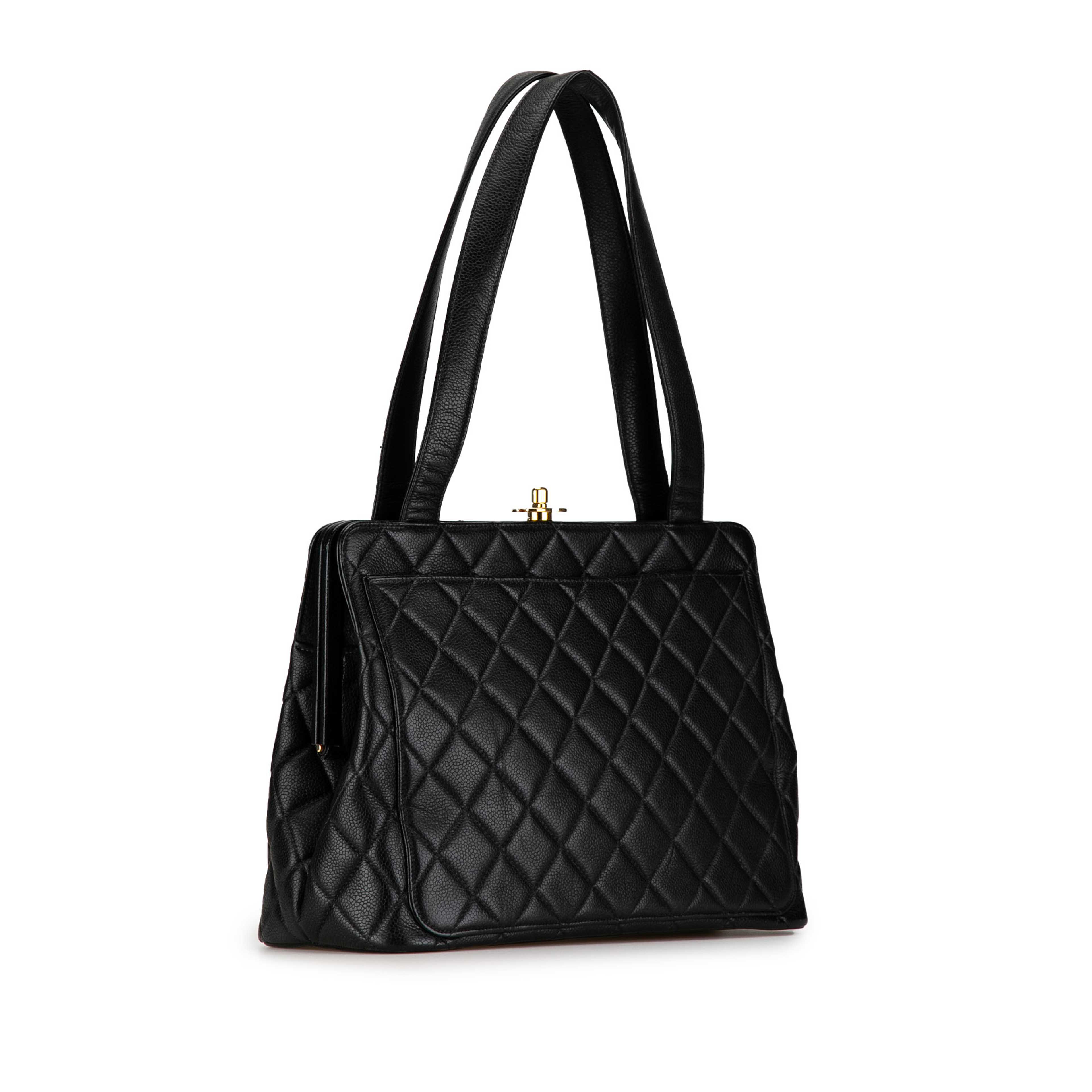 Chanel Quilted Caviar Frame Shoulder Bag