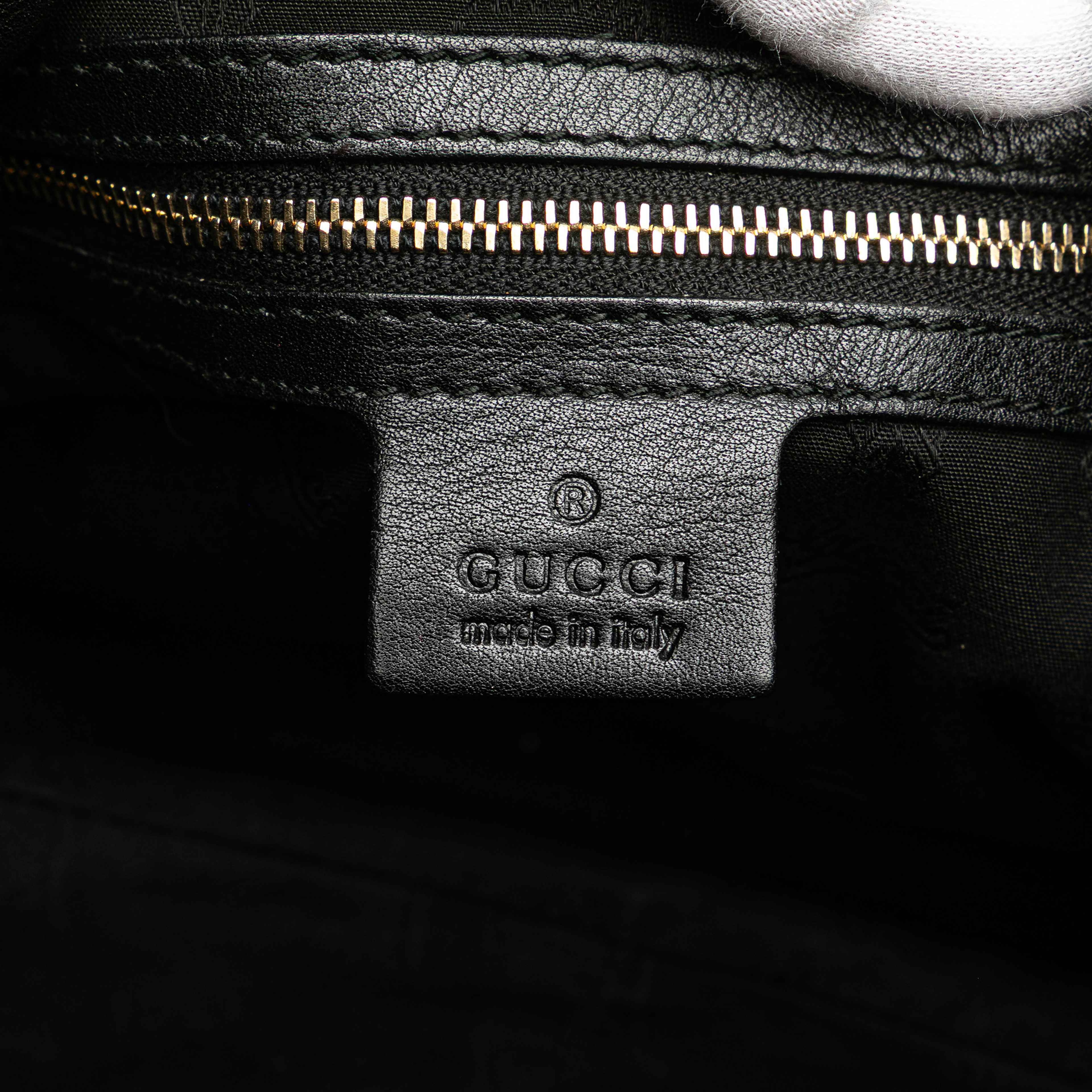 Gucci Guccissima Charlotte Tote, från Luxclusif, i färgen black.