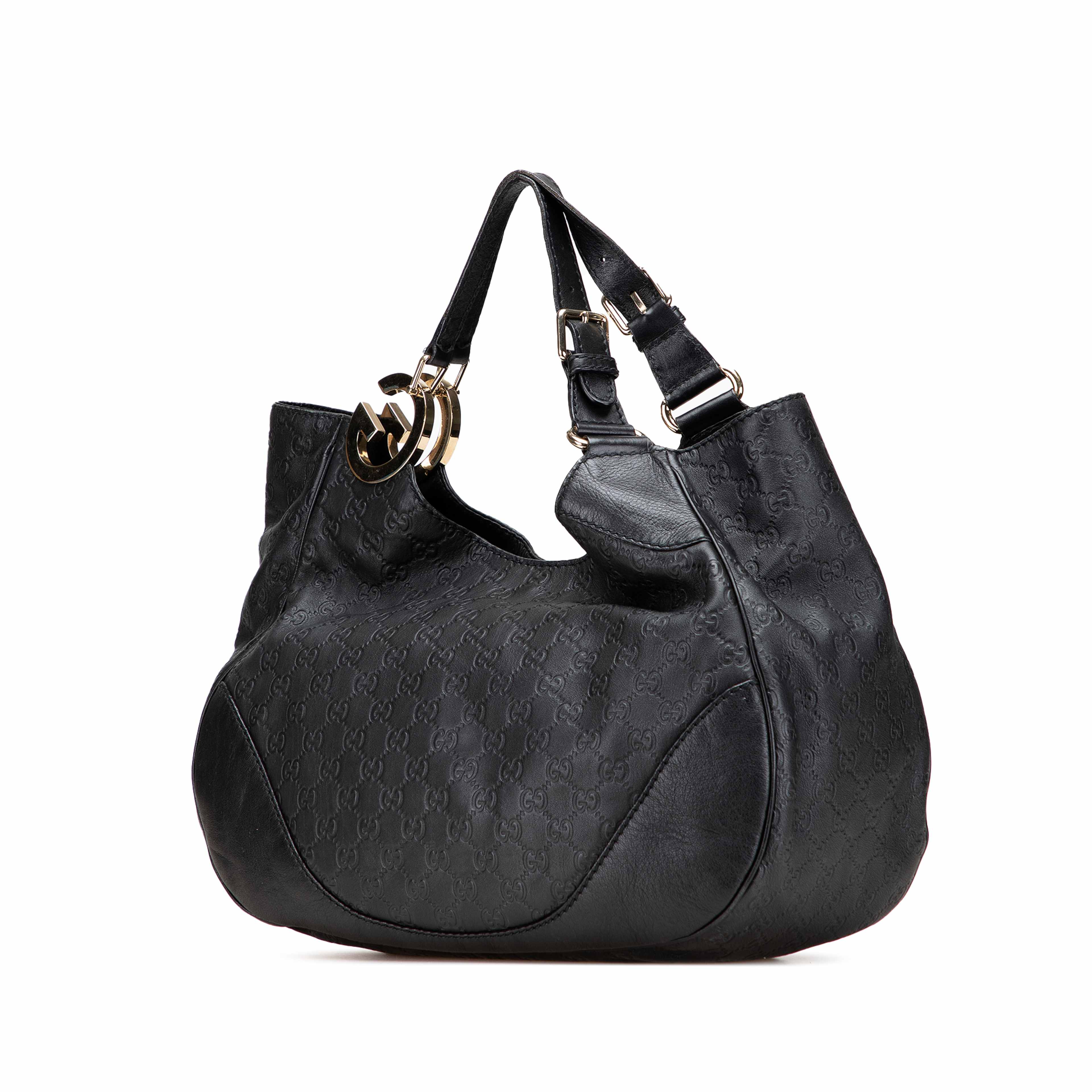 Gucci Guccissima Charlotte Tote, från Luxclusif, i färgen black.