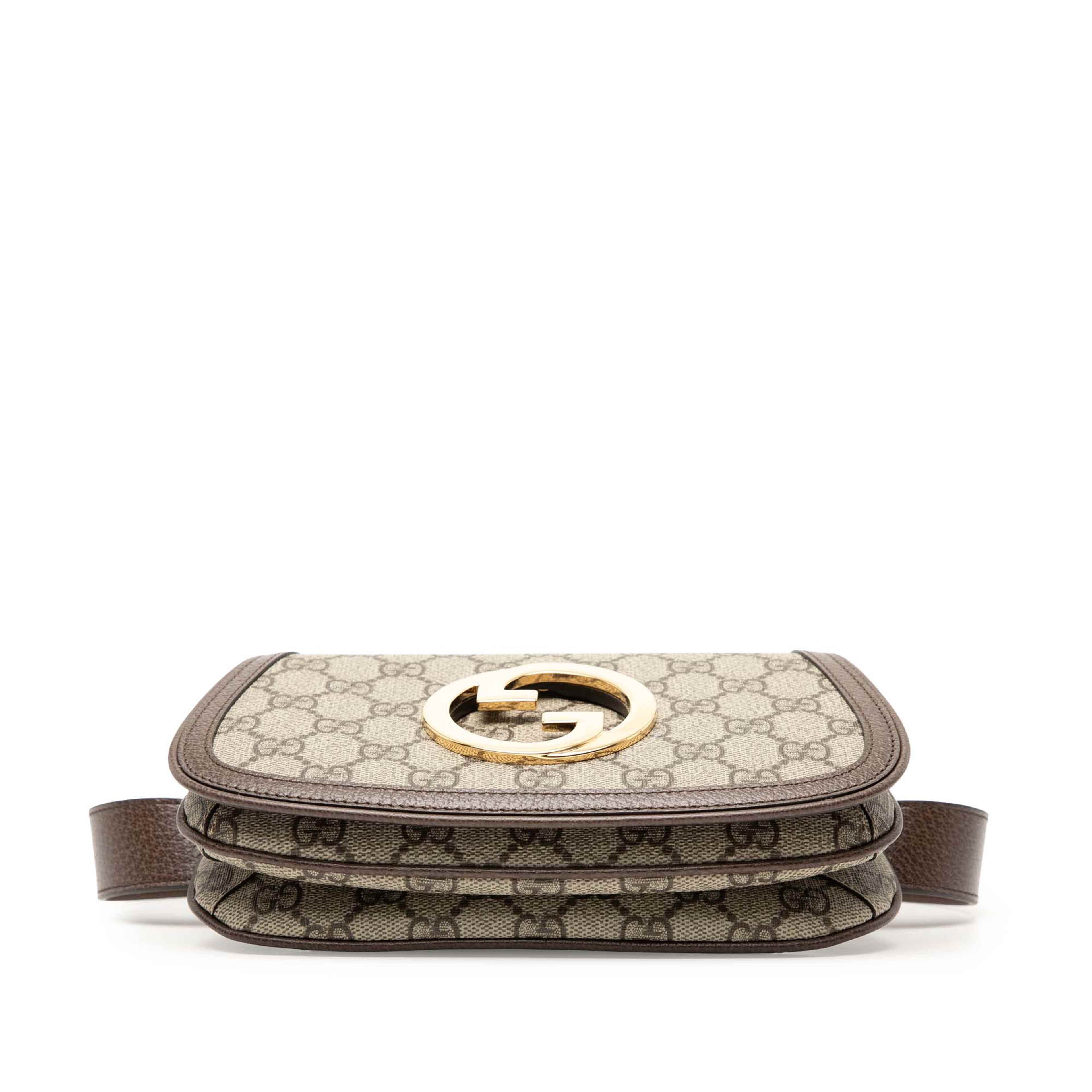 Gucci Gg Supreme Blondie Belt Bag, från Luxclusif, i färgen beige. Klicka för att öppna bilden i stort format