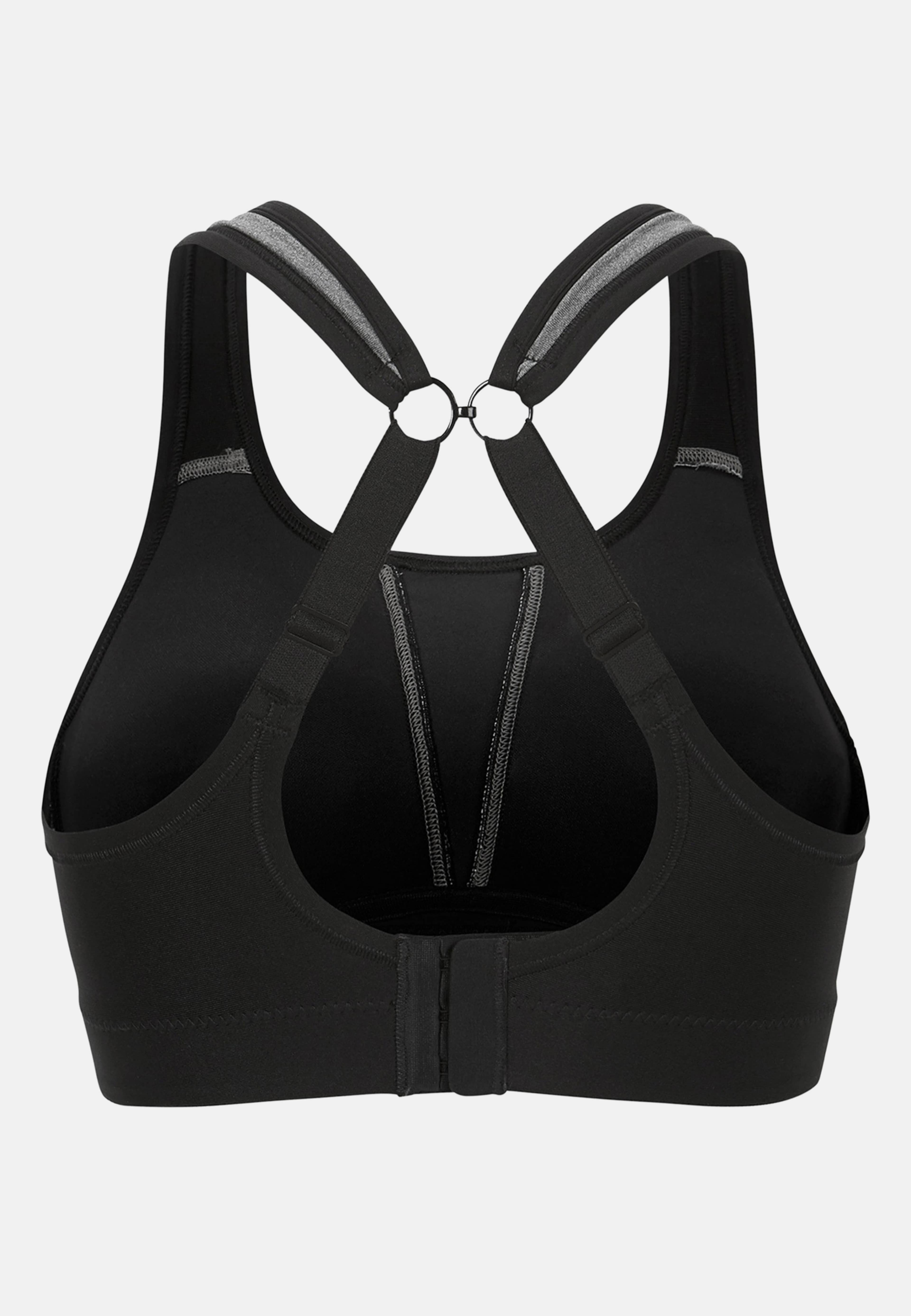 Movement Sport-bh, från Swegmark, i färgen greymelange/black. Klicka för att öppna bilden i stort format