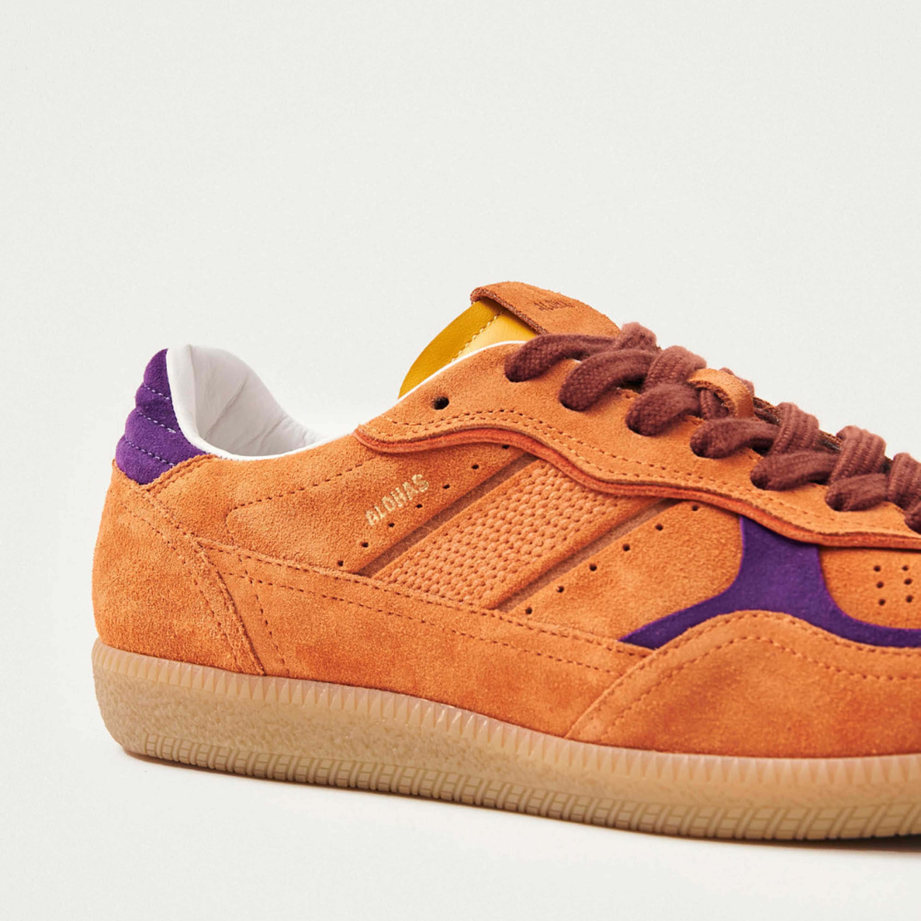 Tb.490 Rife Orange Leather Sneakers