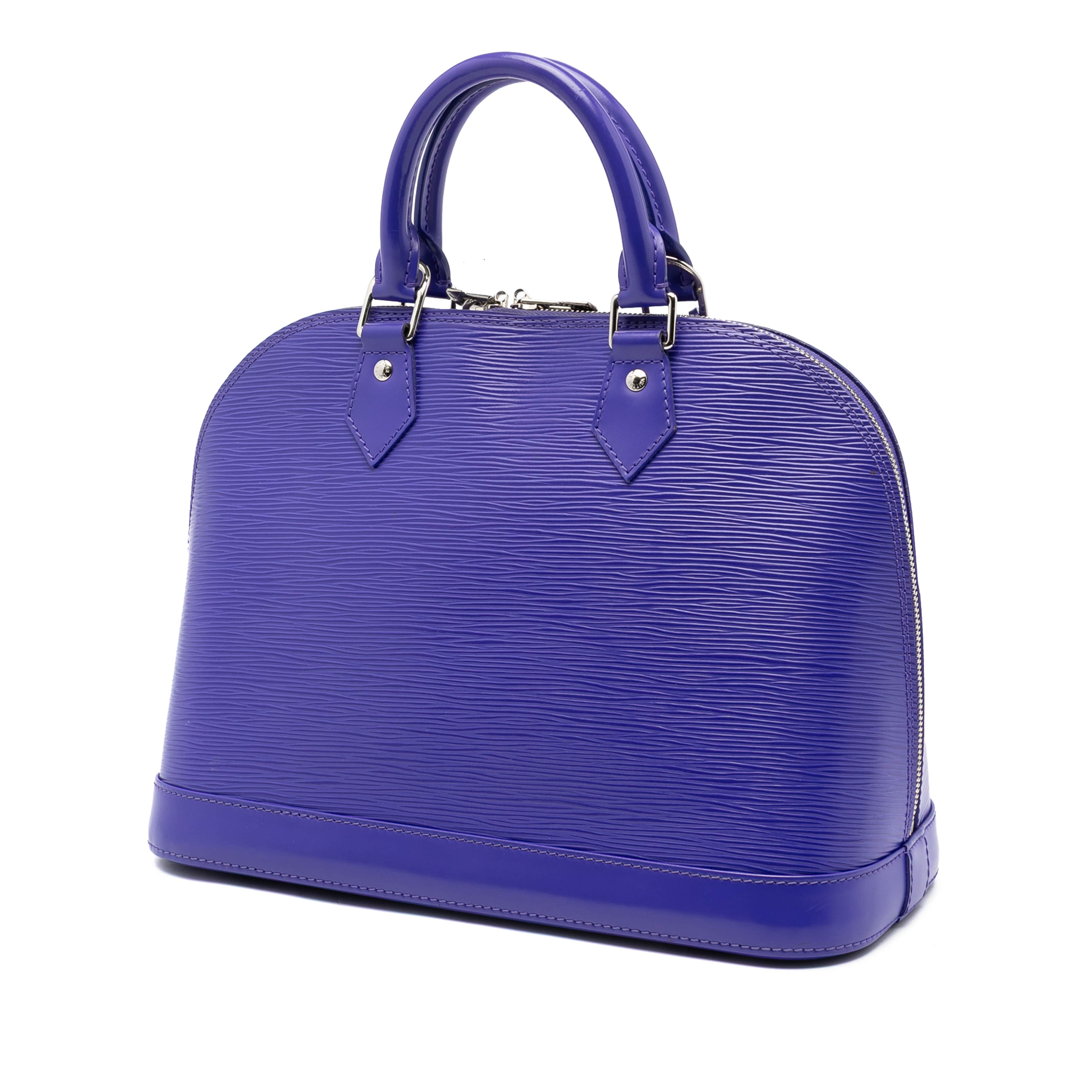 Louis Vuitton Epi Alma Pm, från Luxclusif, i färgen purple. Klicka för att öppna bilden i stort format