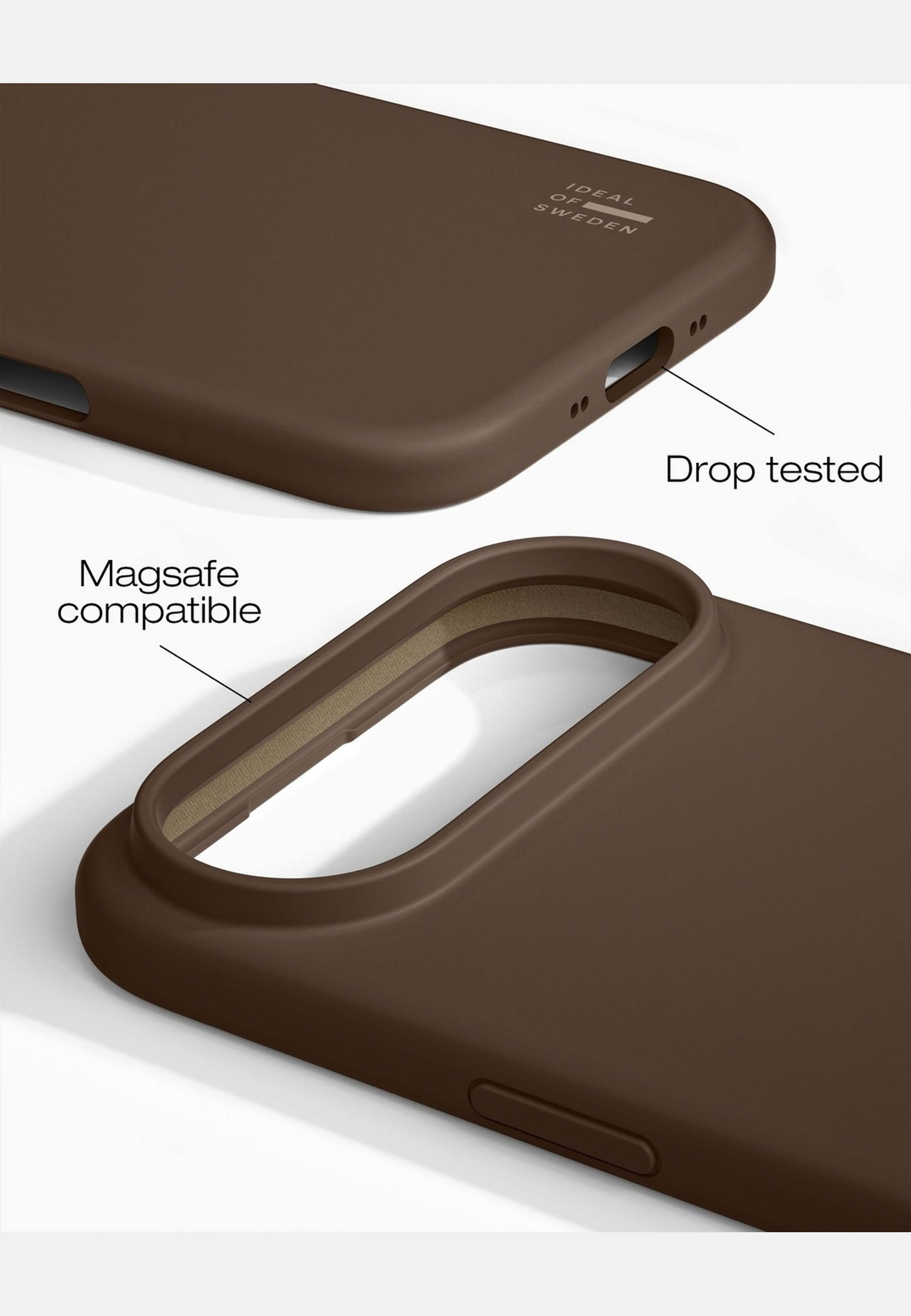 Silicone Case Magsafe Iphone, från Ideal Of Sweden, i färgen brown. Klicka för att öppna bilden i stort format