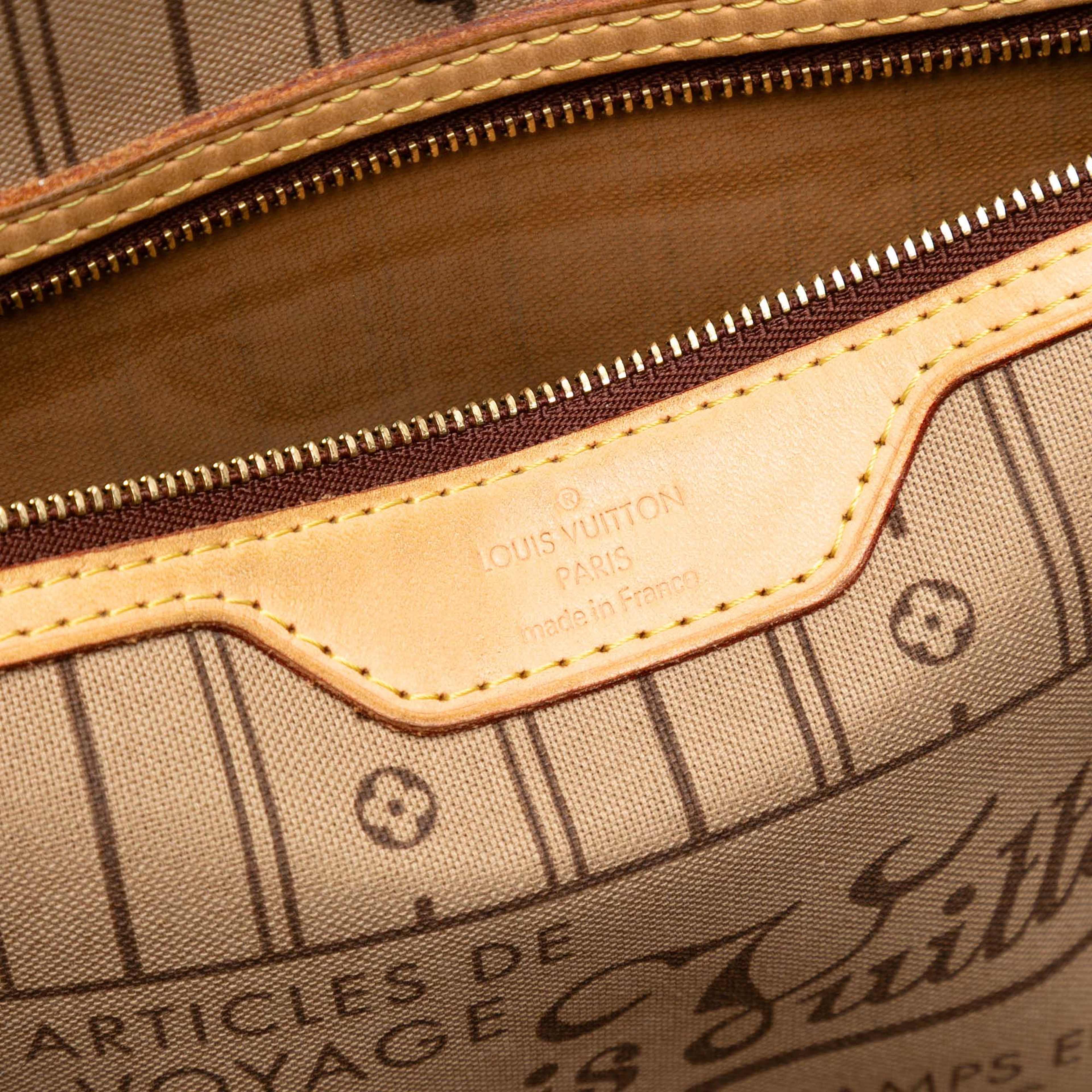 Louis Vuitton Monogram Neverfull Gm, från Luxclusif, i färgen brown. Klicka för att öppna bilden i stort format