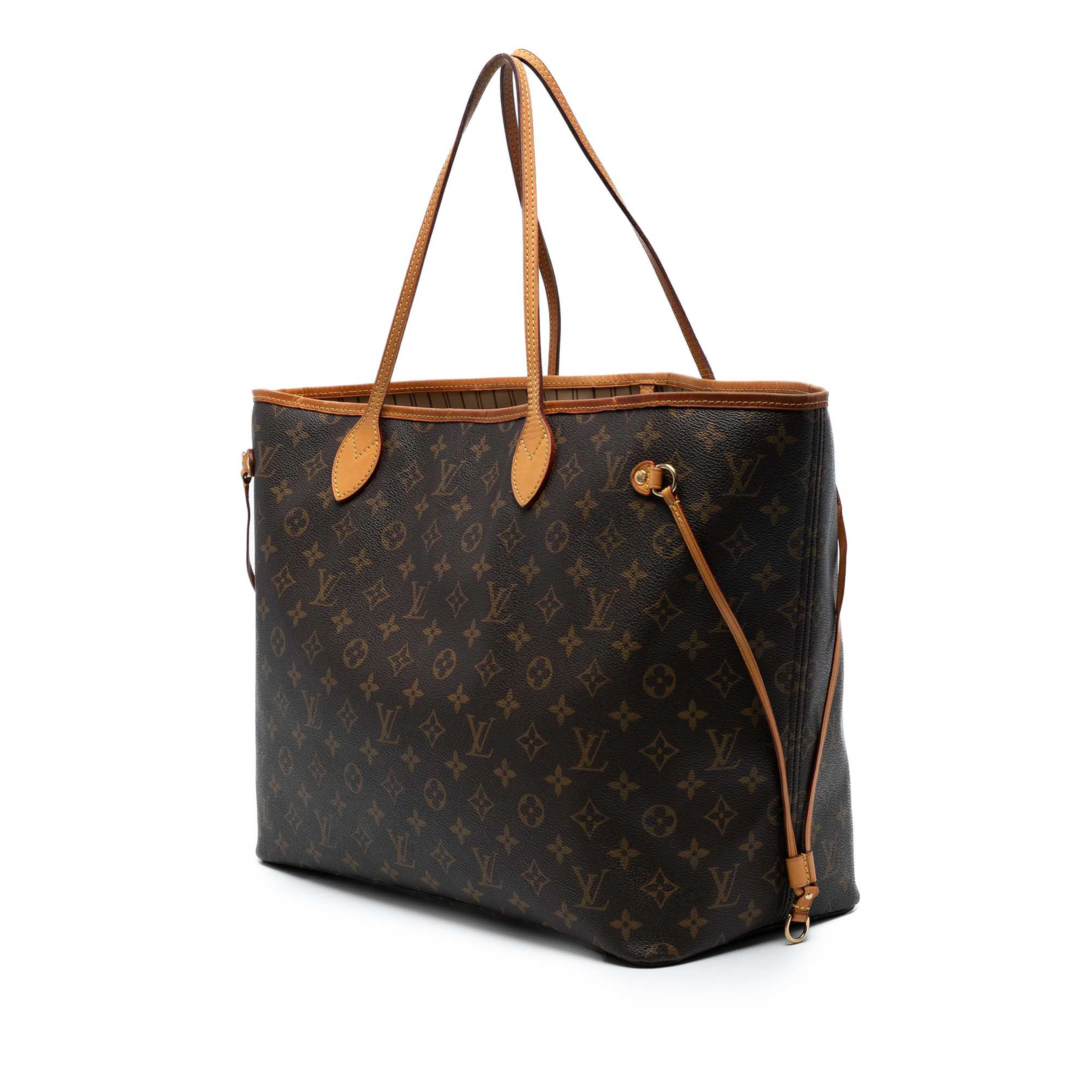 Louis Vuitton Monogram Neverfull Gm, från Luxclusif, i färgen brown. Klicka för att öppna bilden i stort format