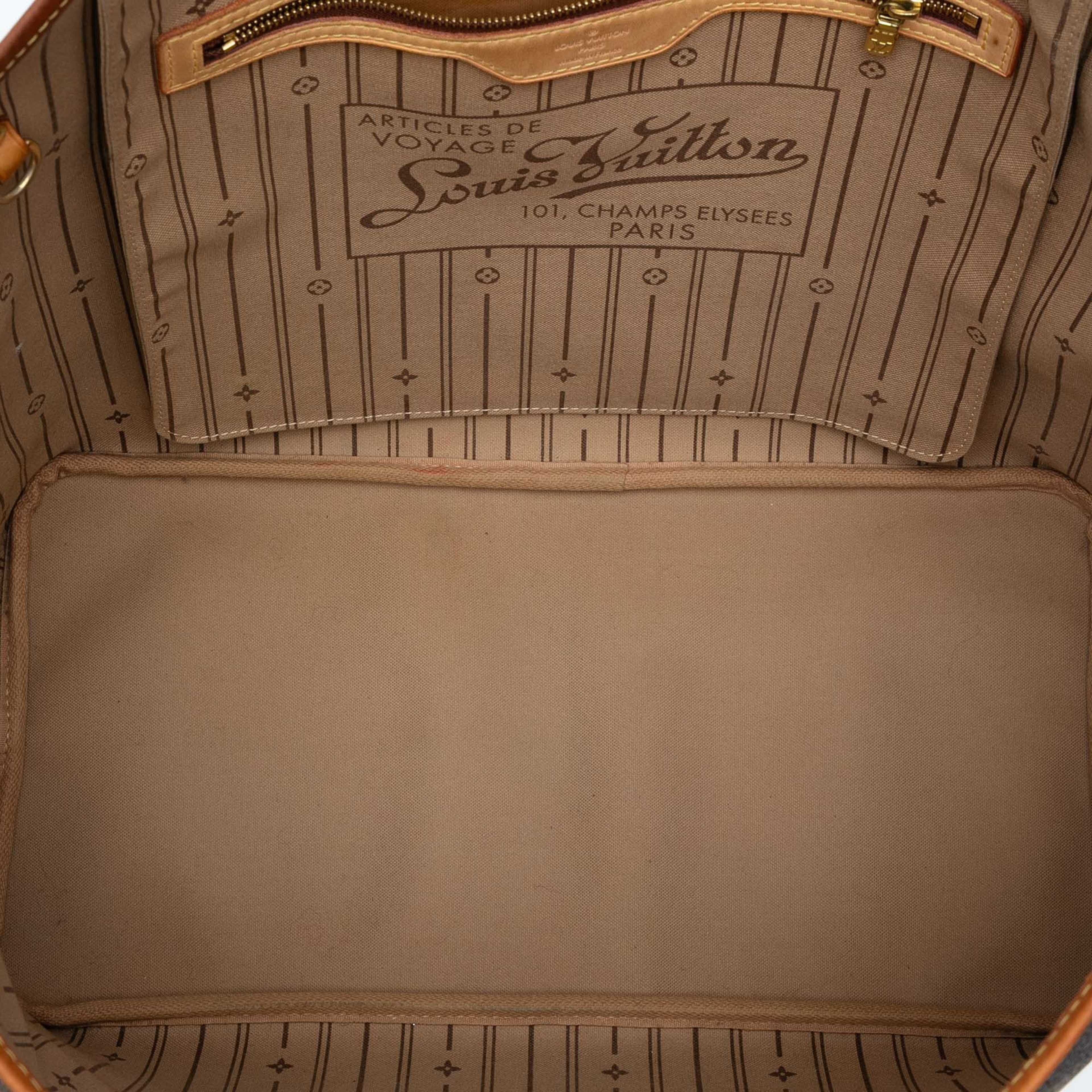 Louis Vuitton Monogram Neverfull Gm, från Luxclusif, i färgen brown. Klicka för att öppna bilden i stort format