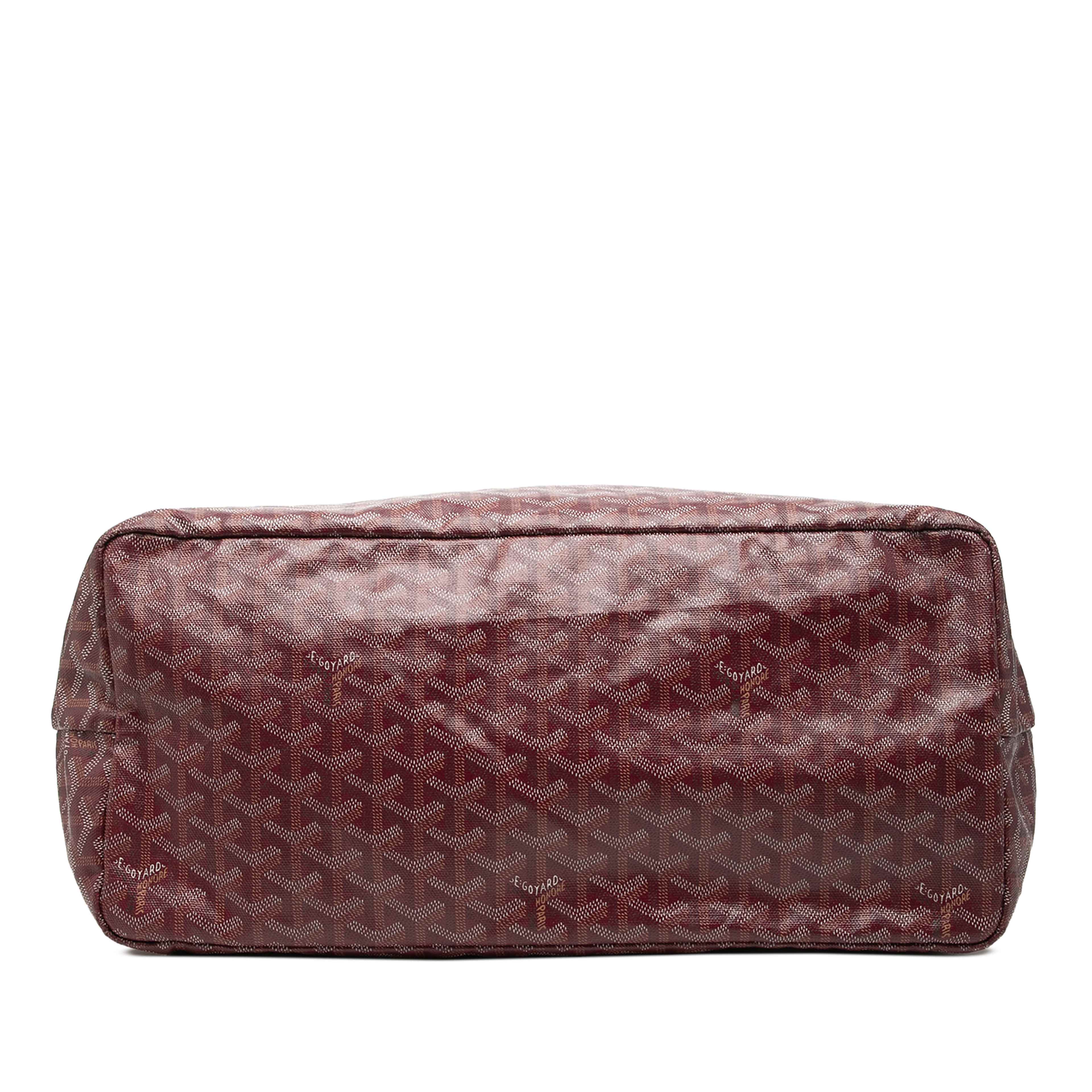 Goyard Goyardine Saint Louis Gm, från Luxclusif, i färgen röd. Klicka för att öppna bilden i stort format