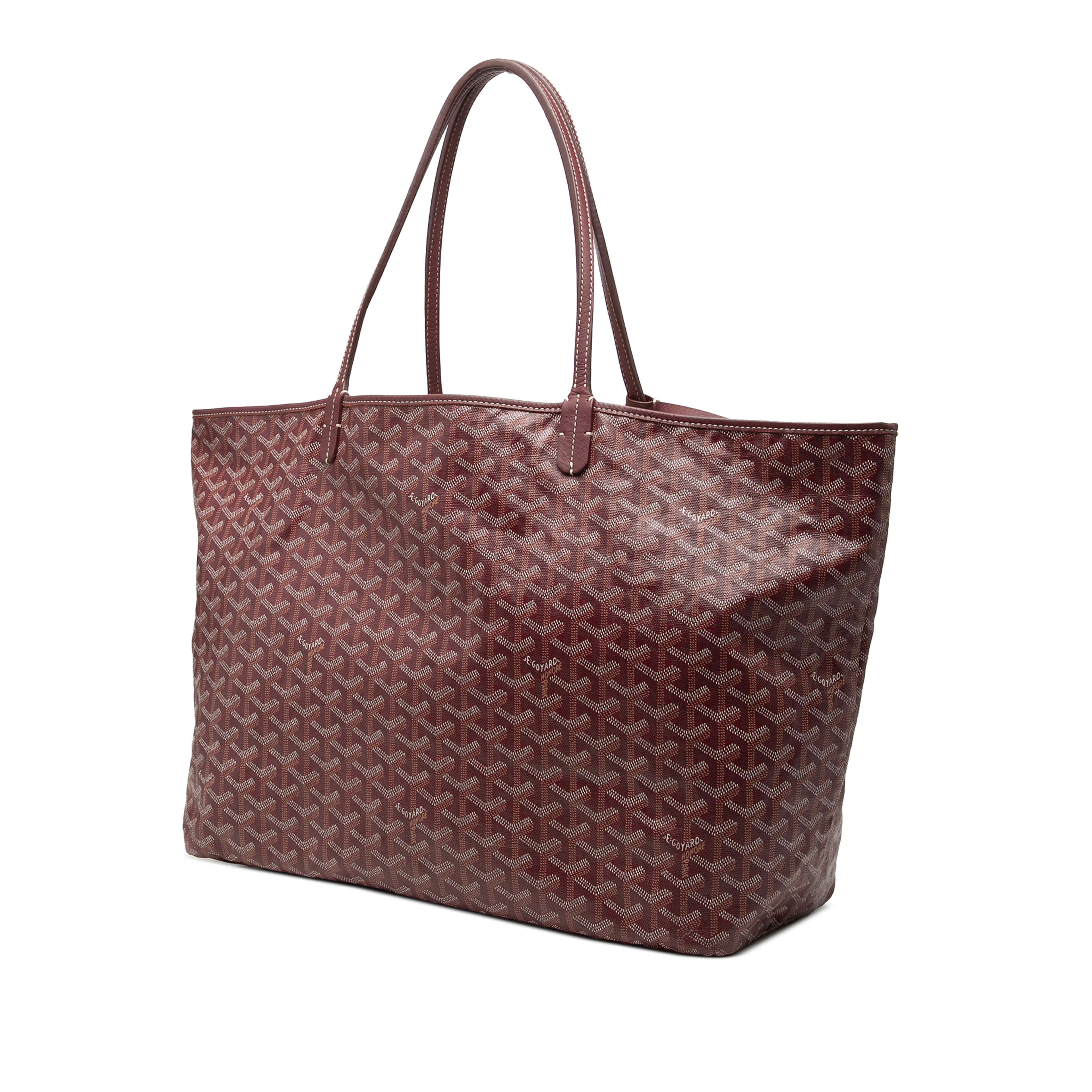 Goyard Goyardine Saint Louis Gm, från Luxclusif, i färgen röd. Klicka för att öppna bilden i stort format