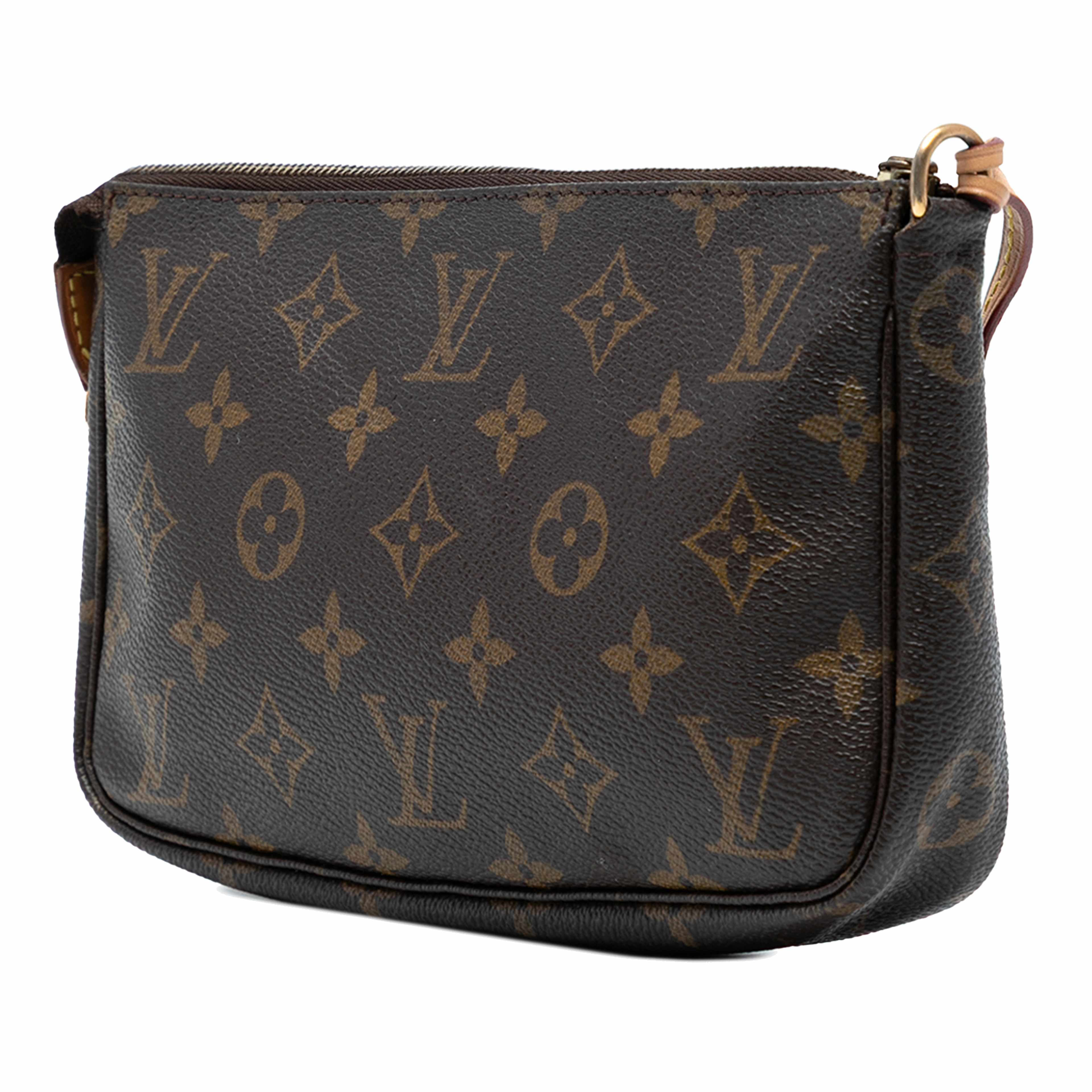 Louis Vuitton Monogram Pochette Accessoires, från Luxclusif, i färgen brown. Klicka för att öppna bilden i stort format