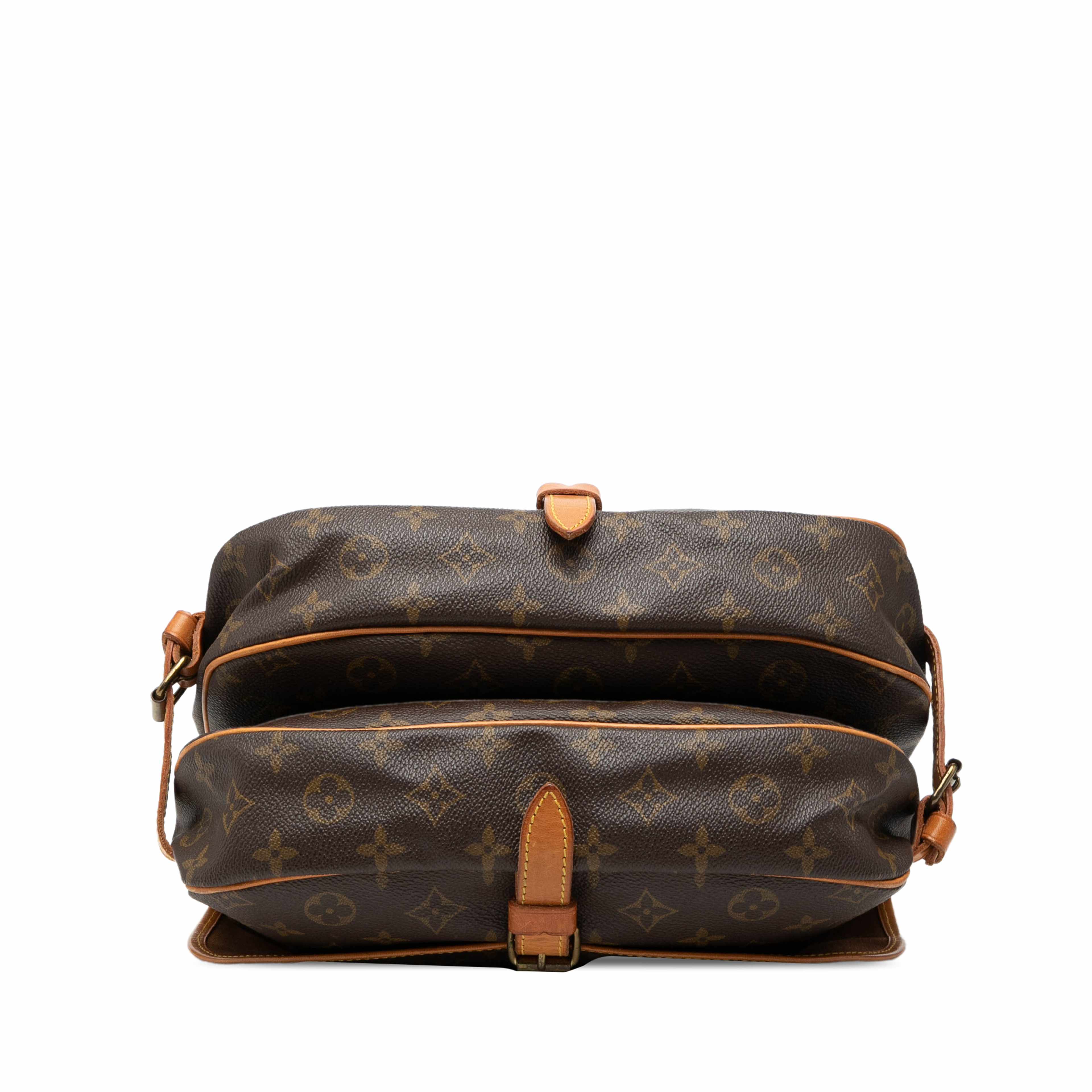 Louis Vuitton Monogram Saumur 30, från Luxclusif, i färgen brown. Klicka för att öppna bilden i stort format