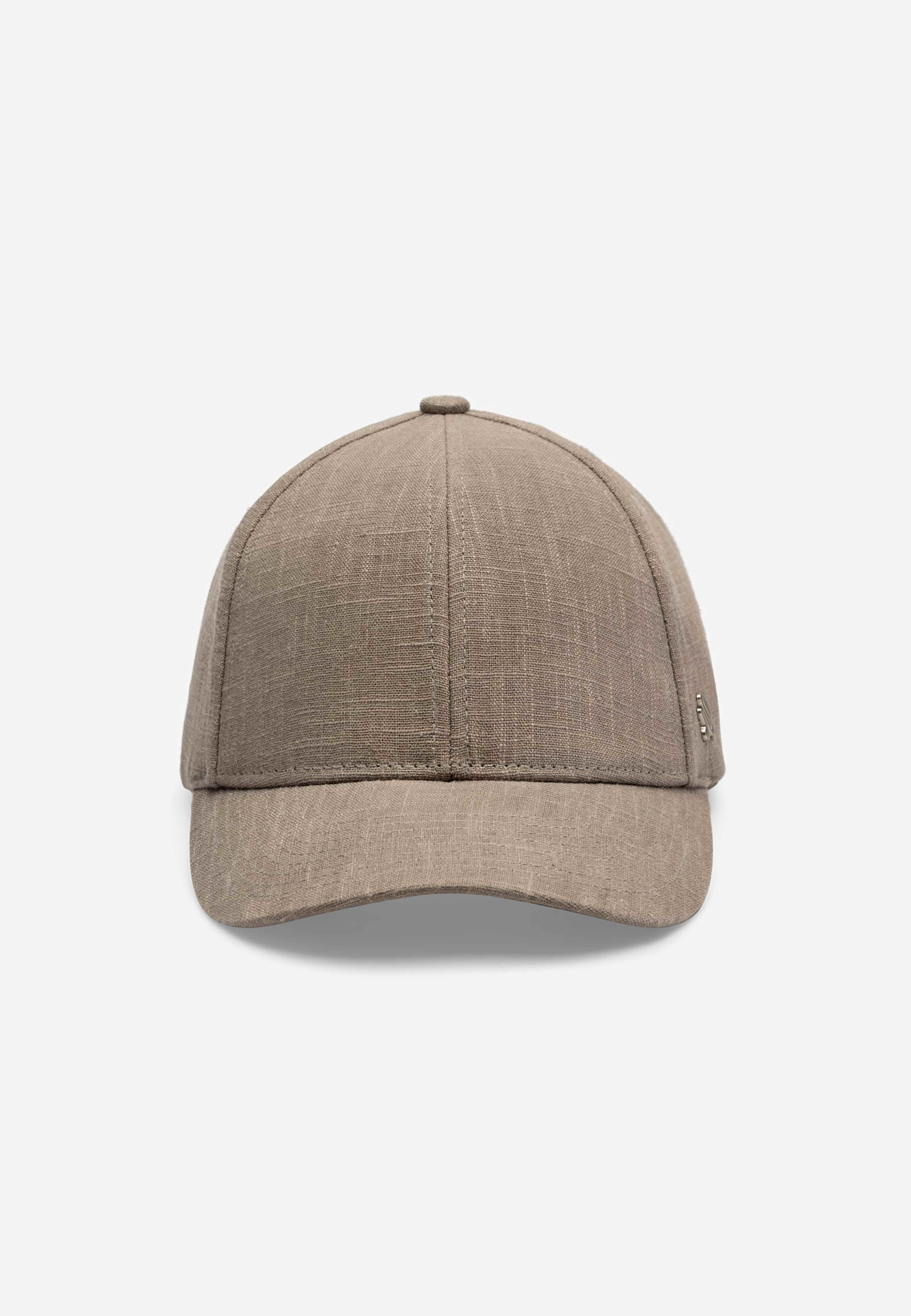 Baseball Cap 107 Linen, från Stiksen, i färgen ash. Klicka för att öppna bilden i stort format