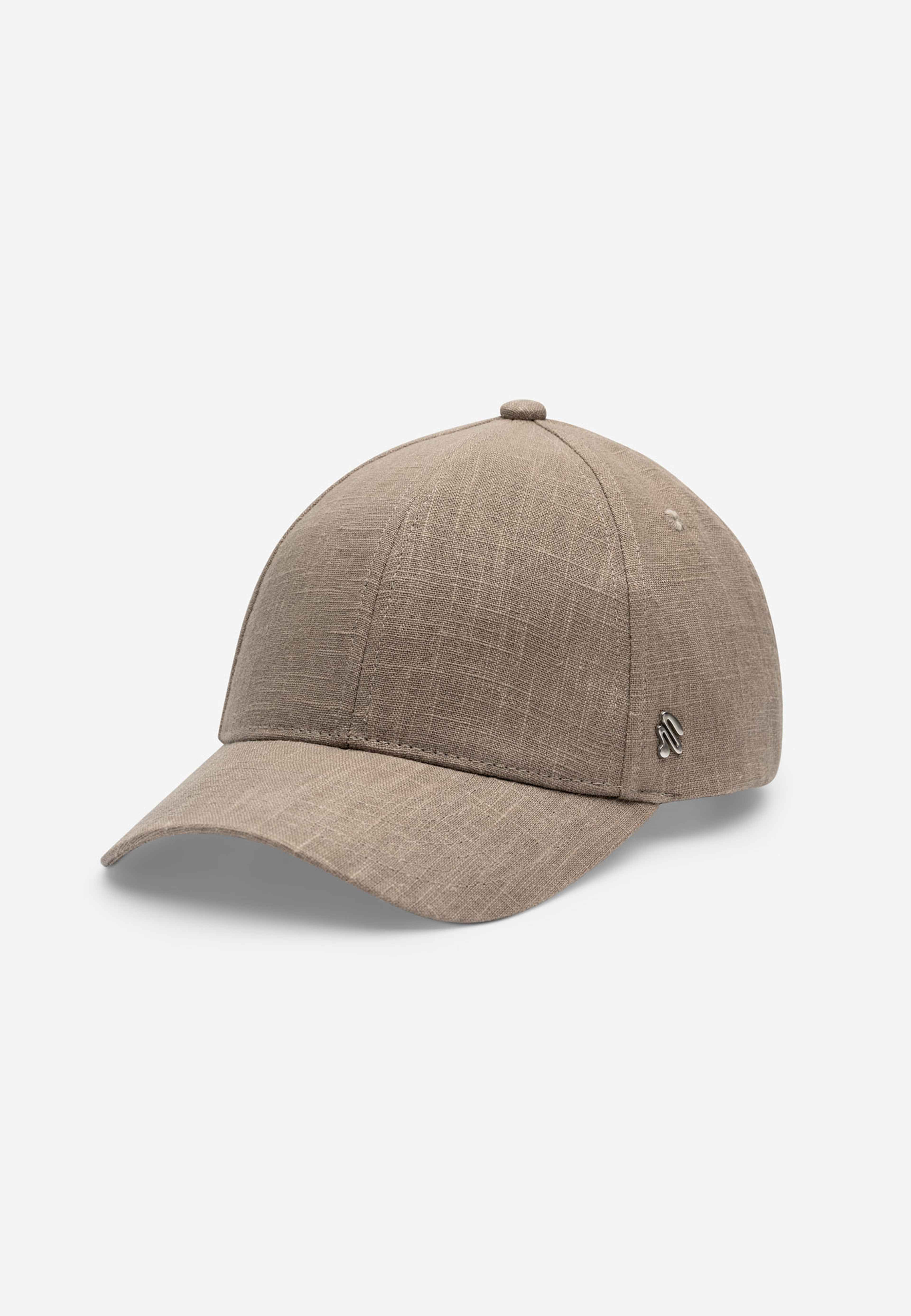 Baseball Cap 107 Linen, från Stiksen, i färgen ash. Klicka för att öppna bilden i stort format