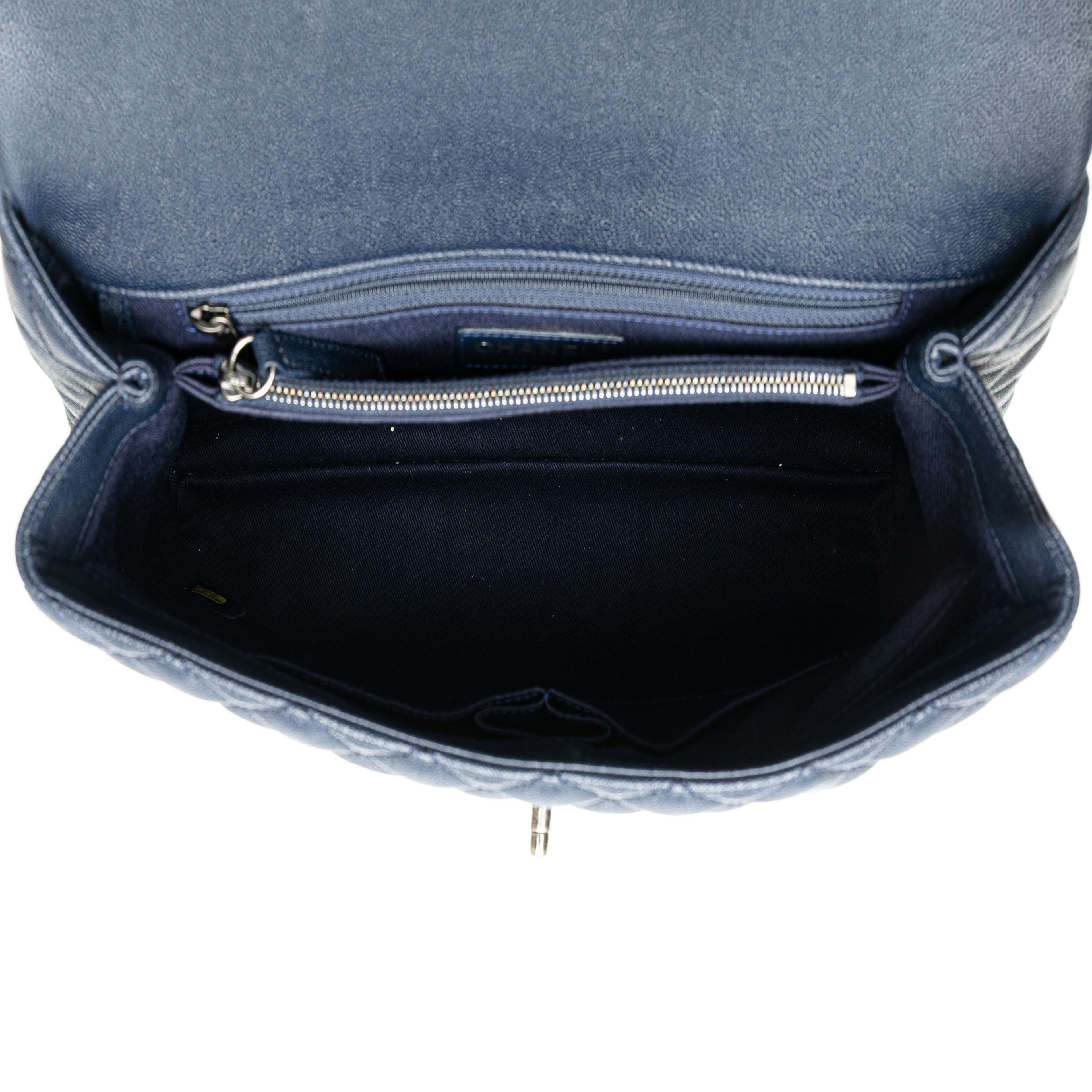 Chanel Large Caviar Coco Top Handle Bag