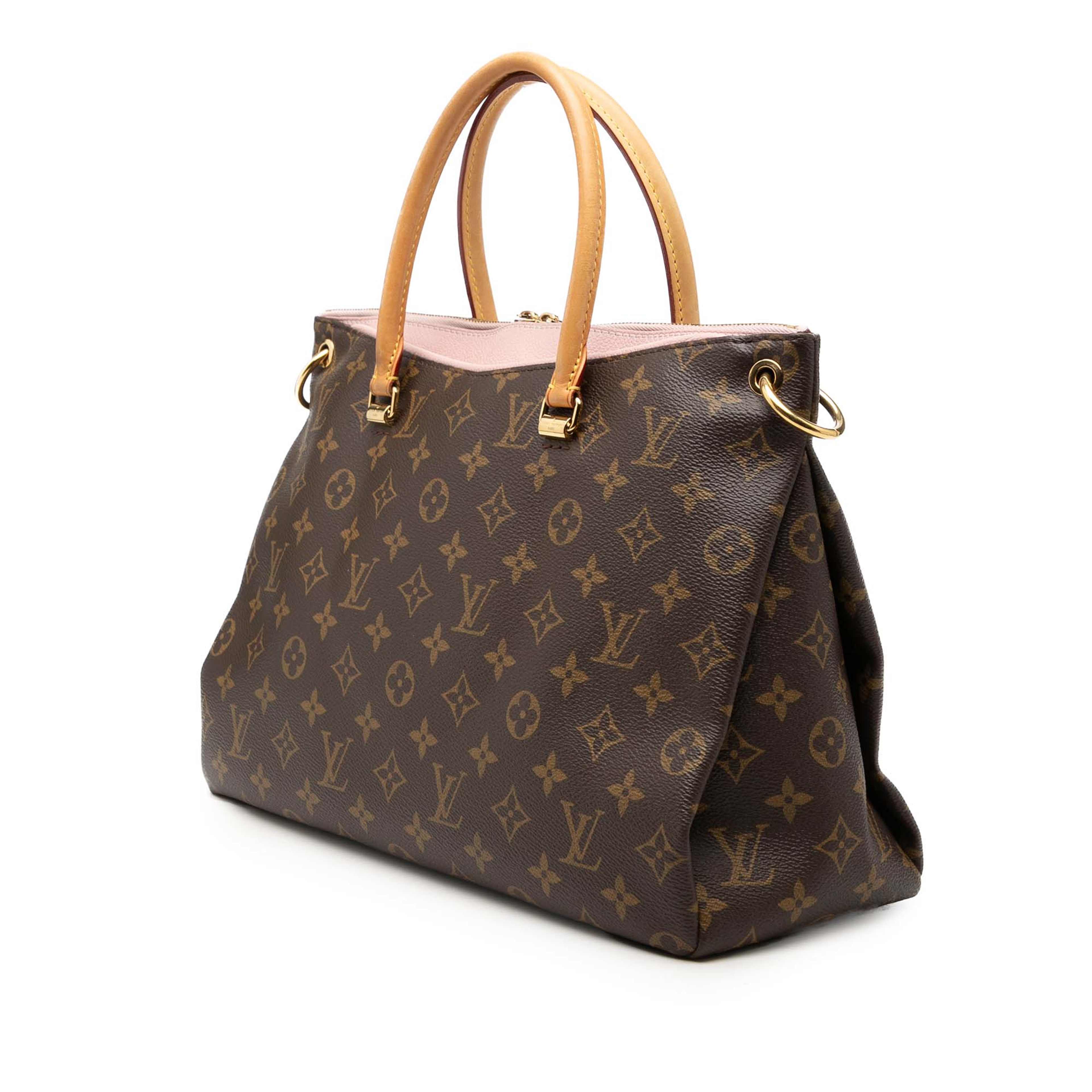 Louis Vuitton Monogram Pallas Mm, från Luxclusif, i färgen brown. Klicka för att öppna bilden i stort format