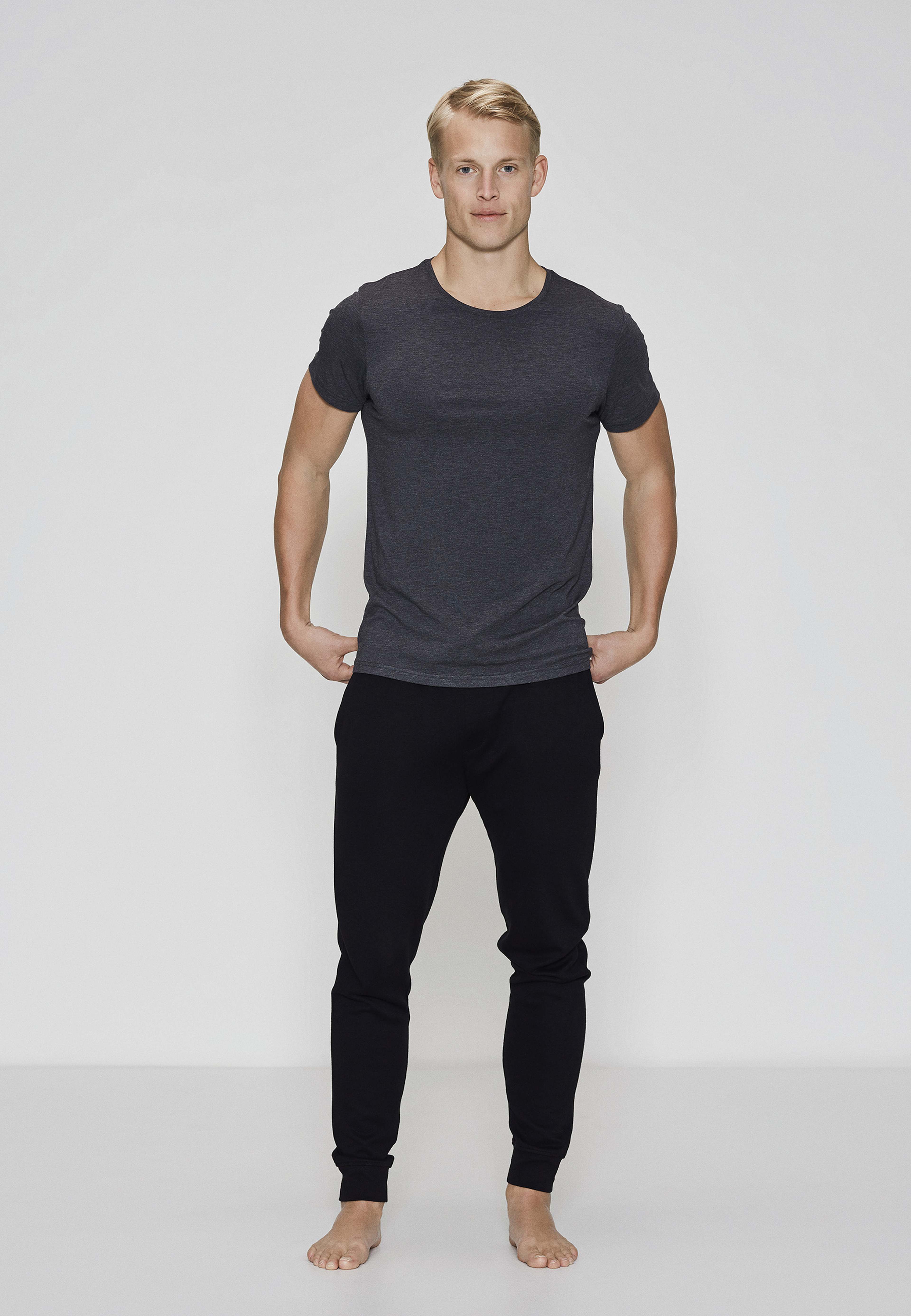 2-pack Bambu, T-shirt O-neck, Svart