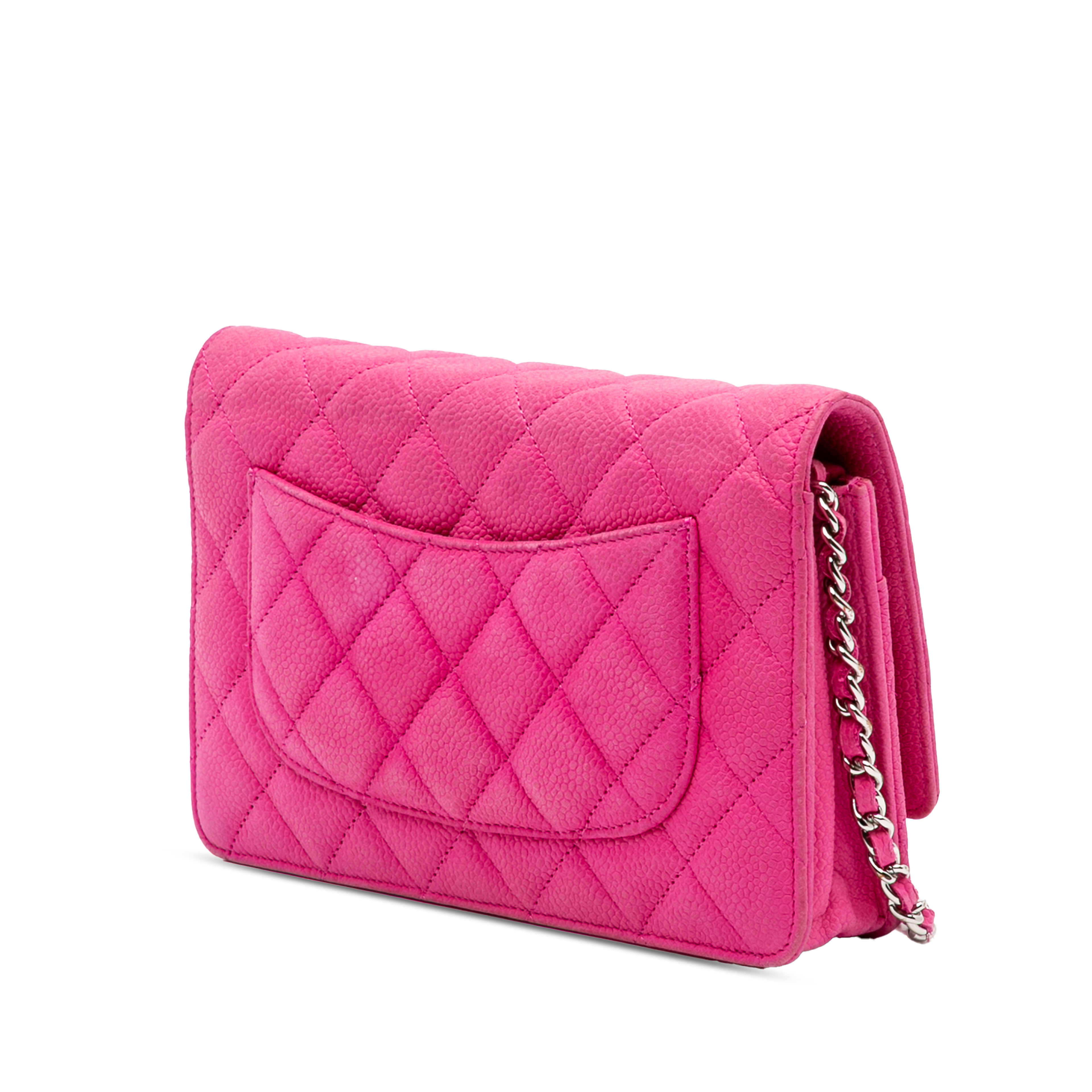 Chanel Cc Caviar Wallet On Chain, från Luxclusif, i färgen pink. Klicka för att öppna bilden i stort format