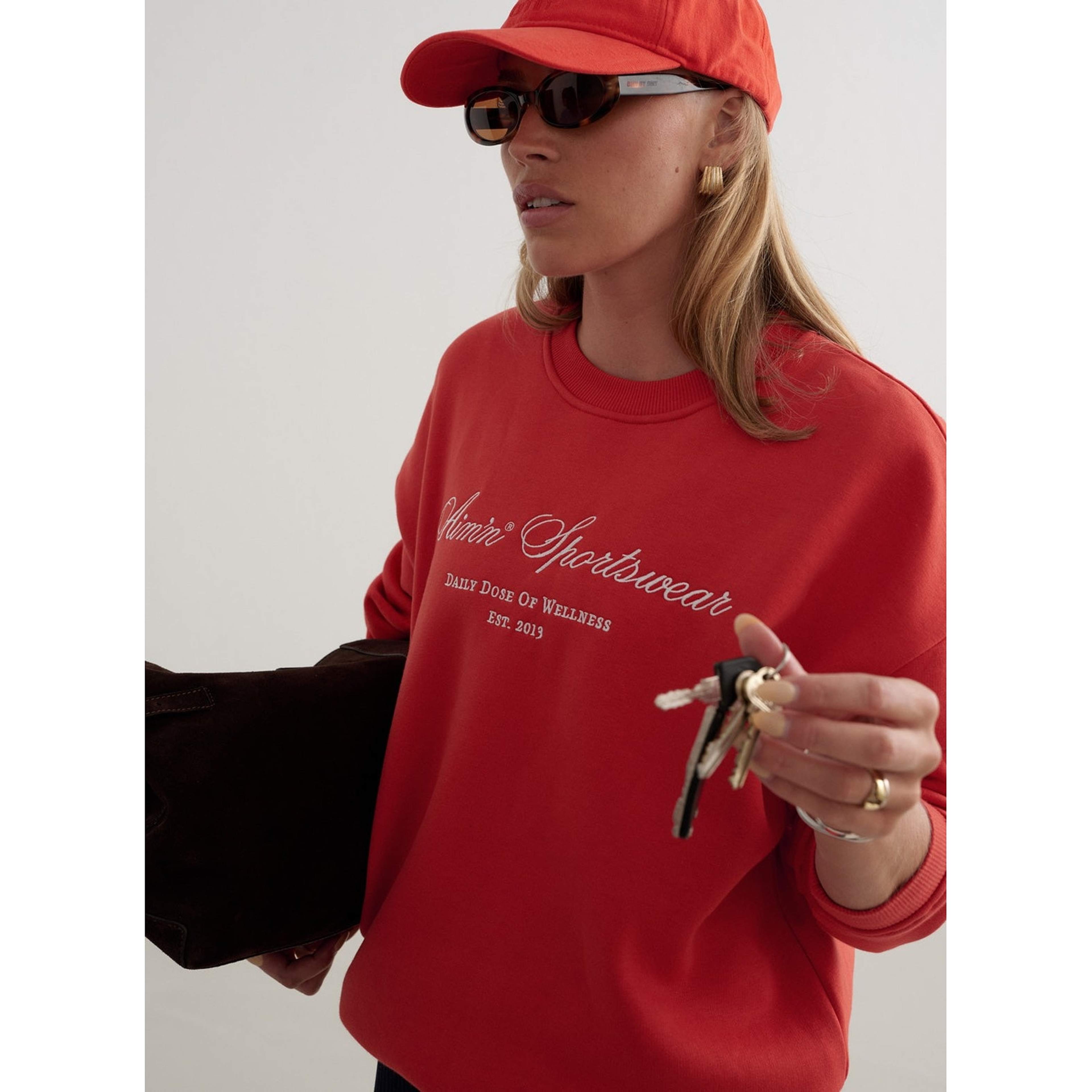 90's Red Heritage Sweatshirt