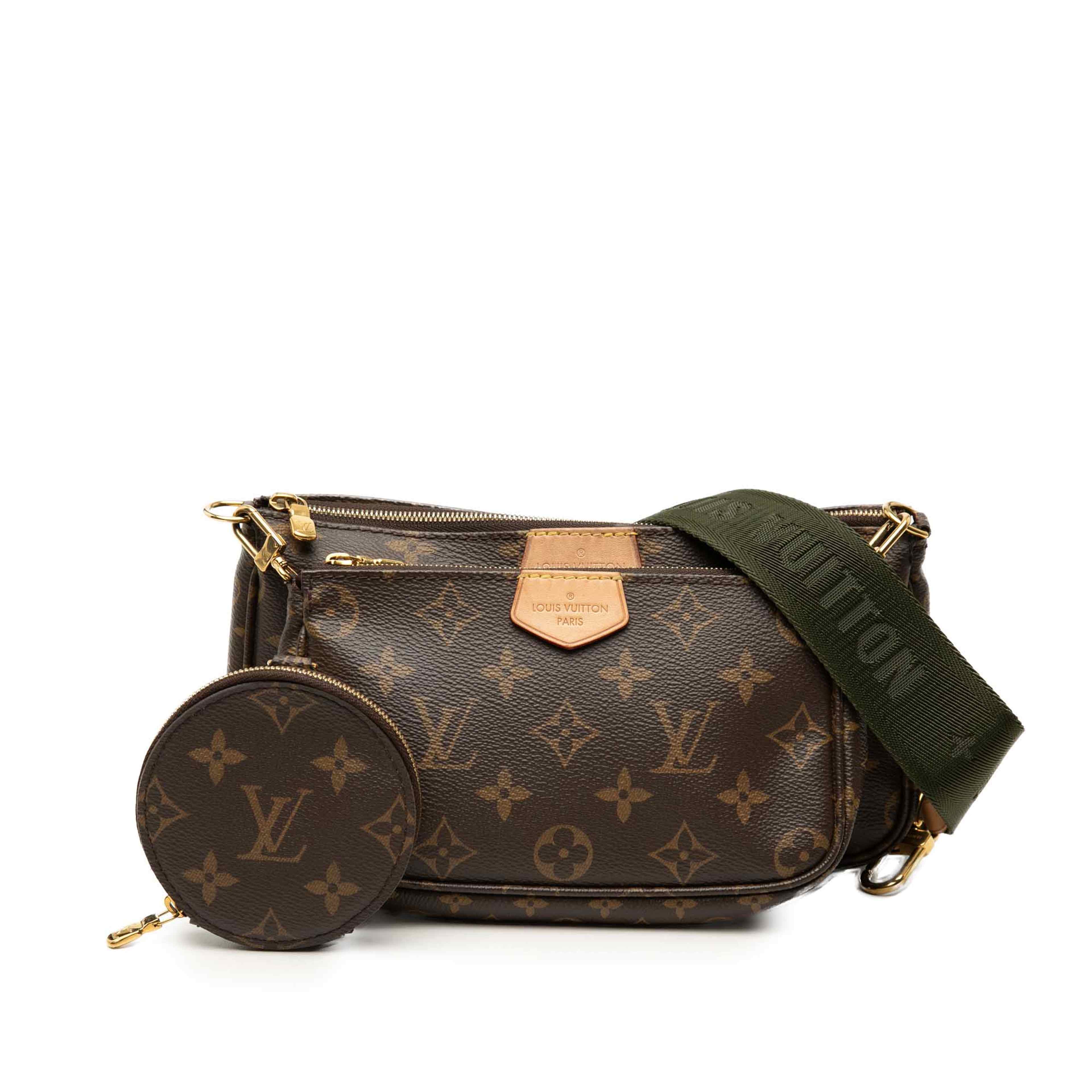 Louis Vuitton Monogram Multi Pochette Accessoires, från Luxclusif, i färgen brun. Klicka för att öppna bilden i stort format