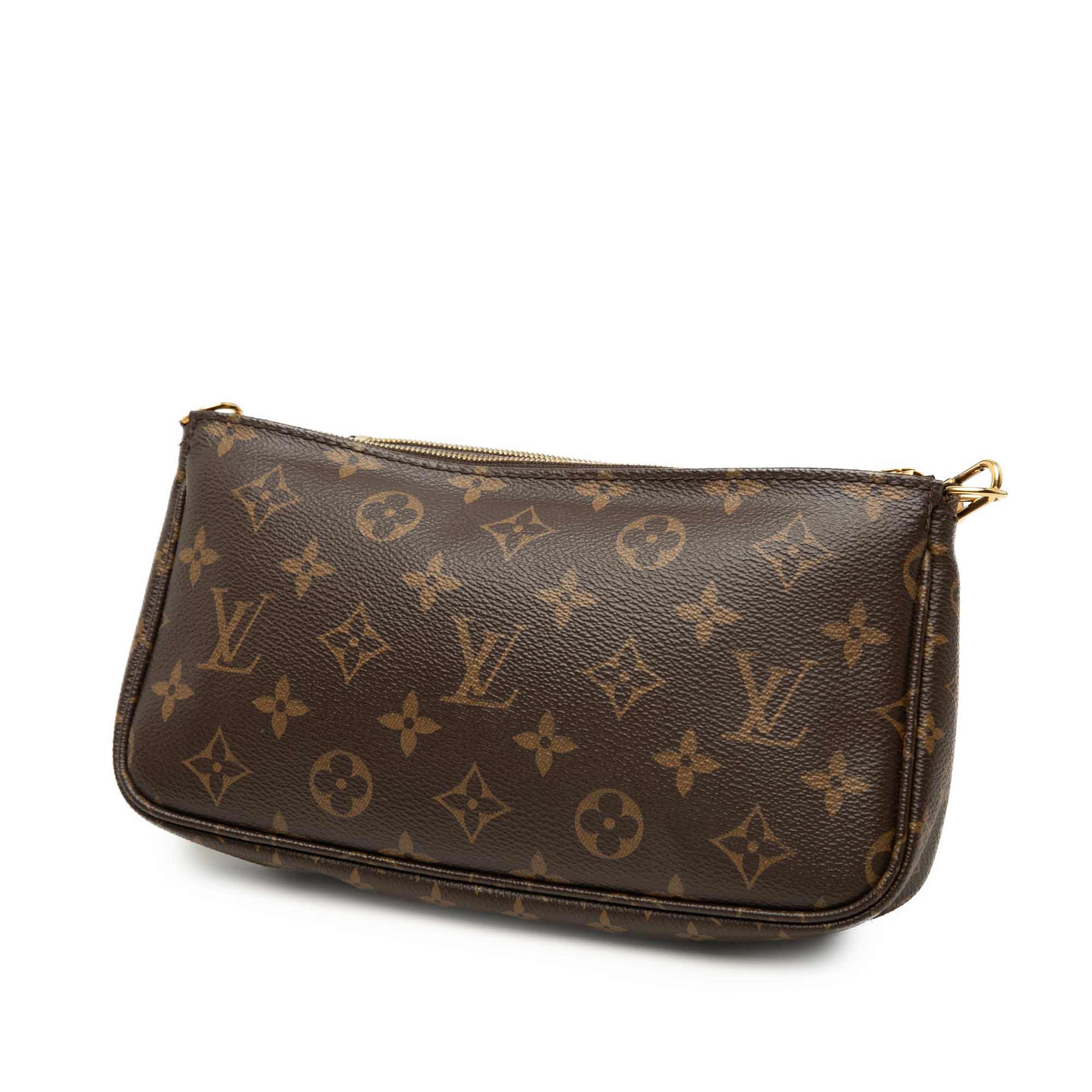 Louis Vuitton Monogram Multi Pochette Accessoires, från Luxclusif, i färgen brun. Klicka för att öppna bilden i stort format