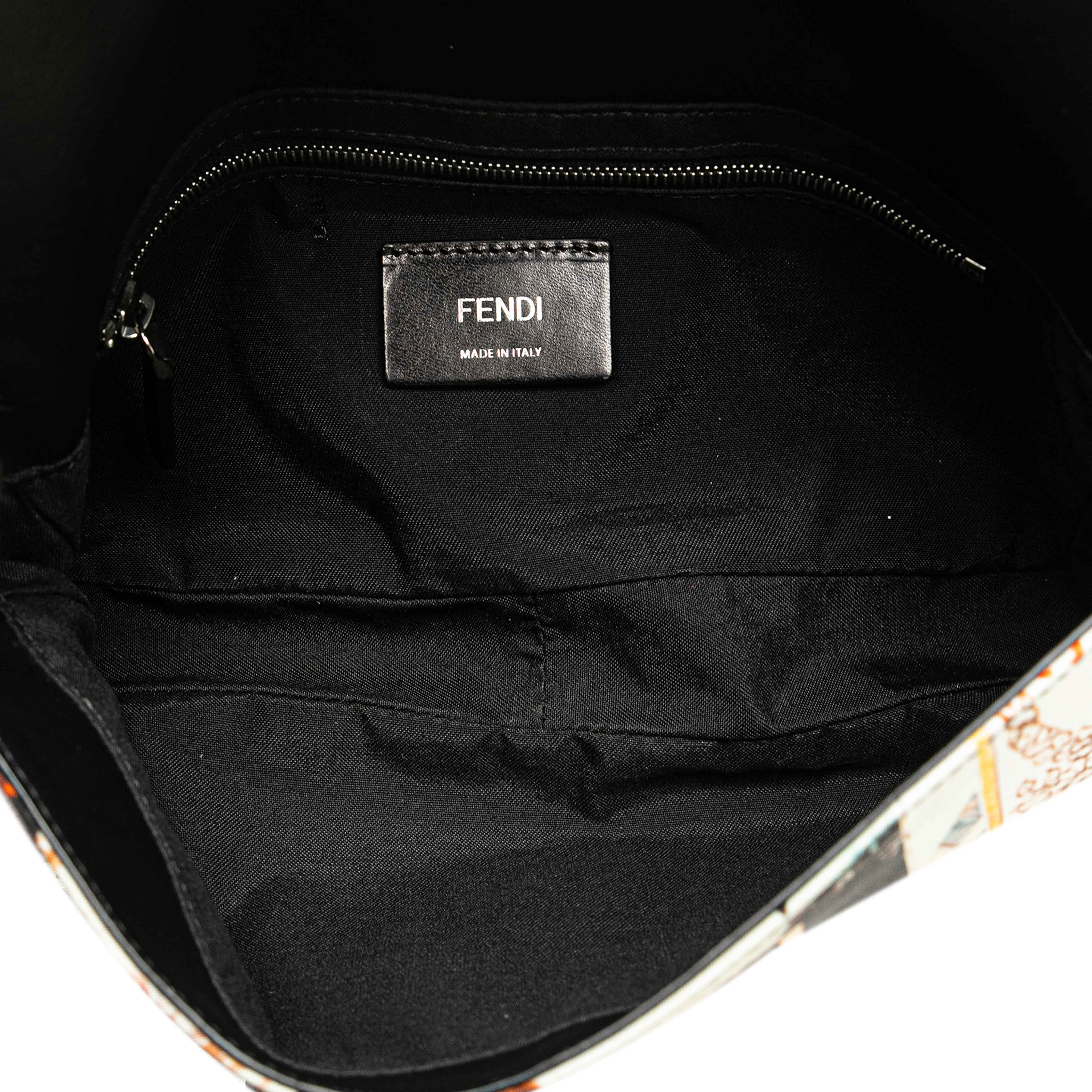 Fendi Nylon Karl Kollage Convertible Belt Baguette