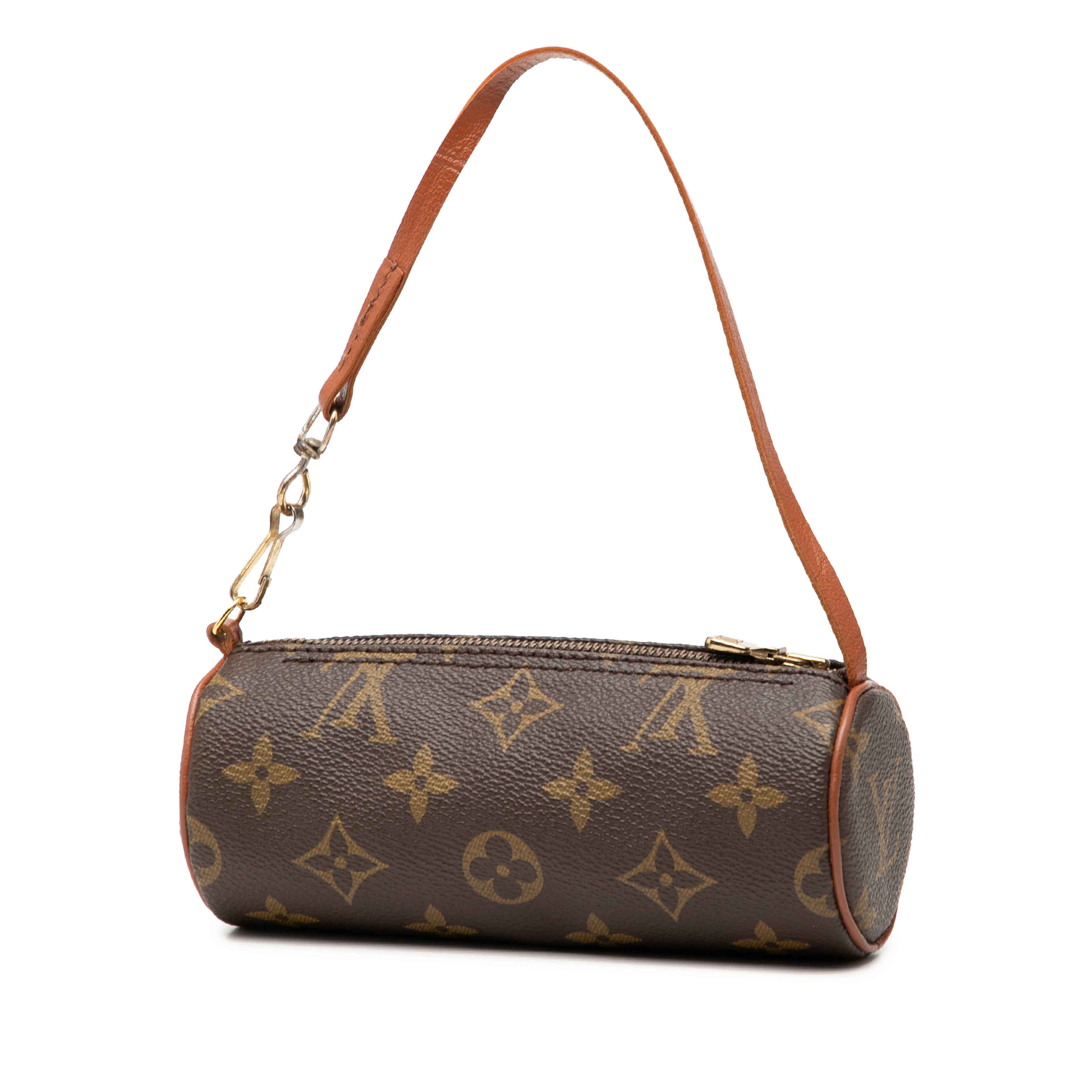Louis Vuitton Monogram Papillon Pochette, från Luxclusif, i färgen brown. Klicka för att öppna bilden i stort format