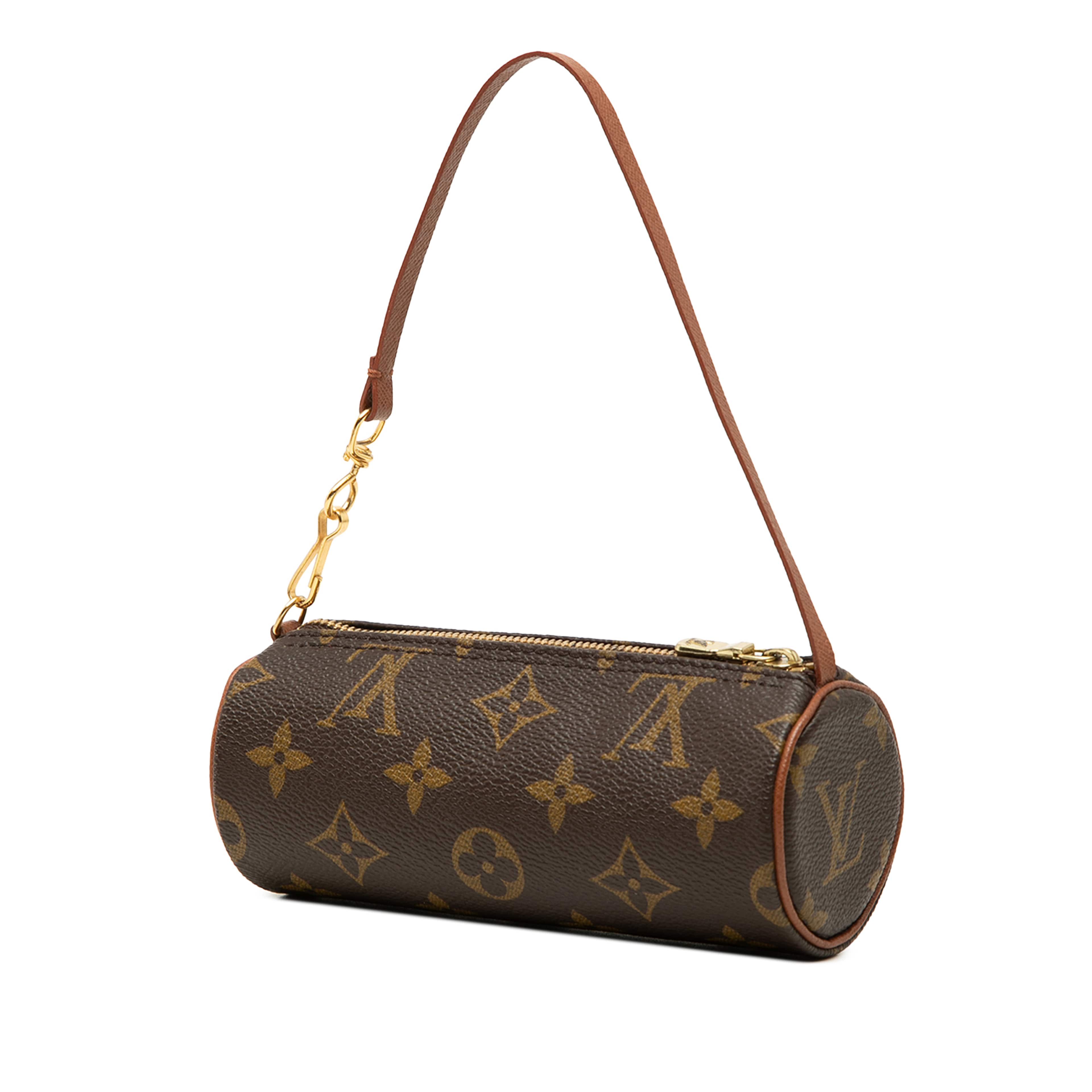 Louis Vuitton Monogram Papillon Pochette, från Luxclusif, i färgen brun. Klicka för att öppna bilden i stort format