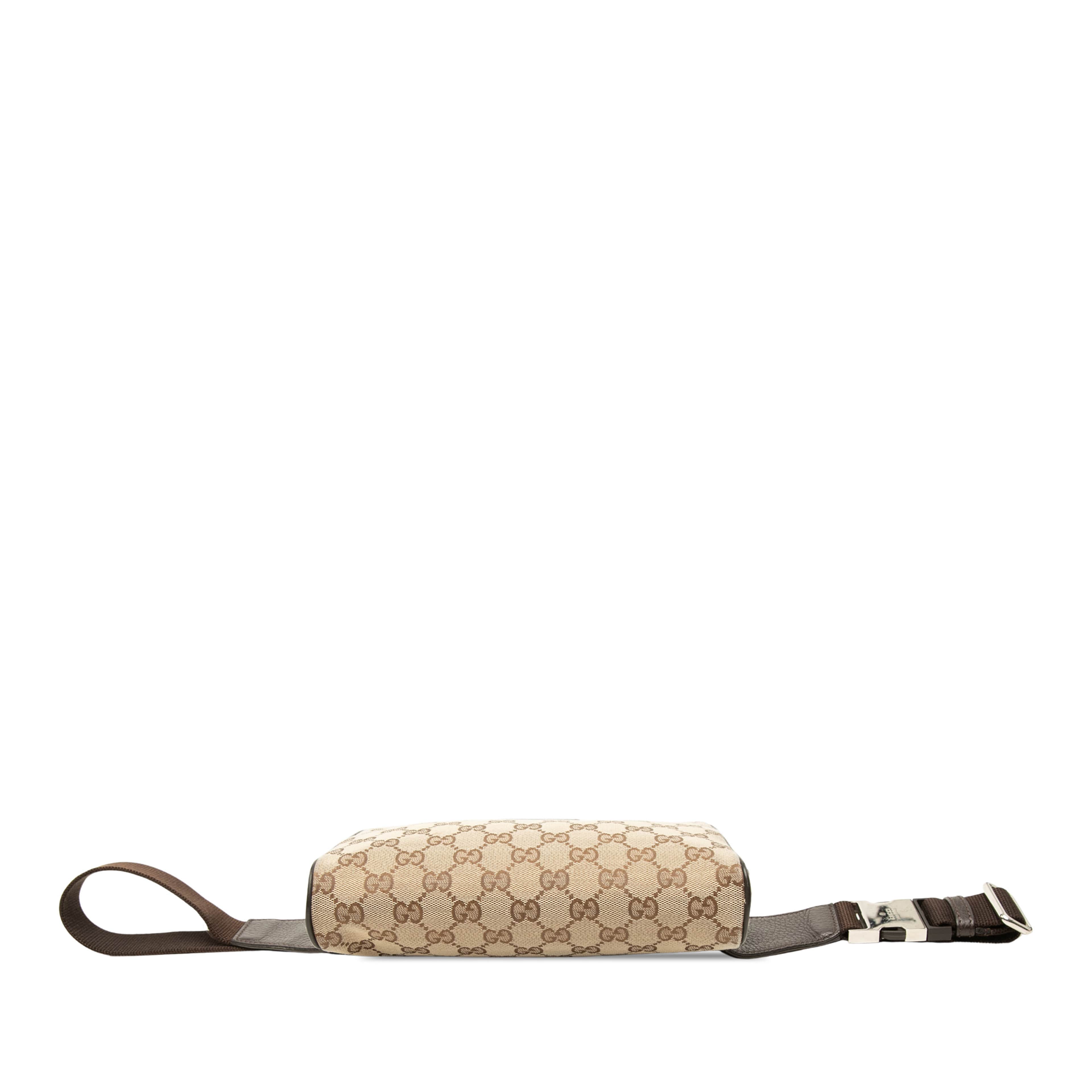 Gucci Gg Canvas Belt Bag, från Luxclusif, i färgen beige. Klicka för att öppna bilden i stort format