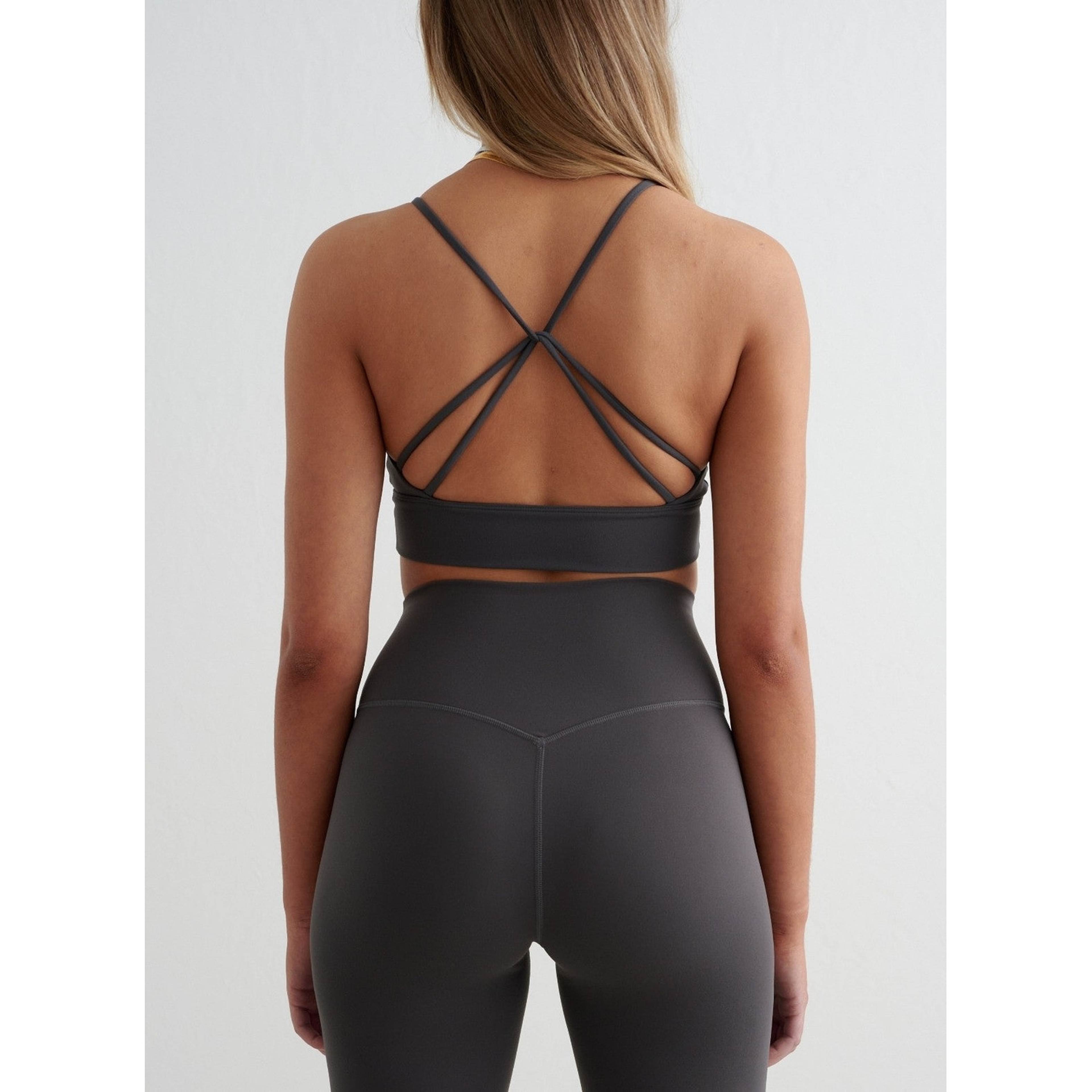 Shadow Grey Sense Strap Bra
