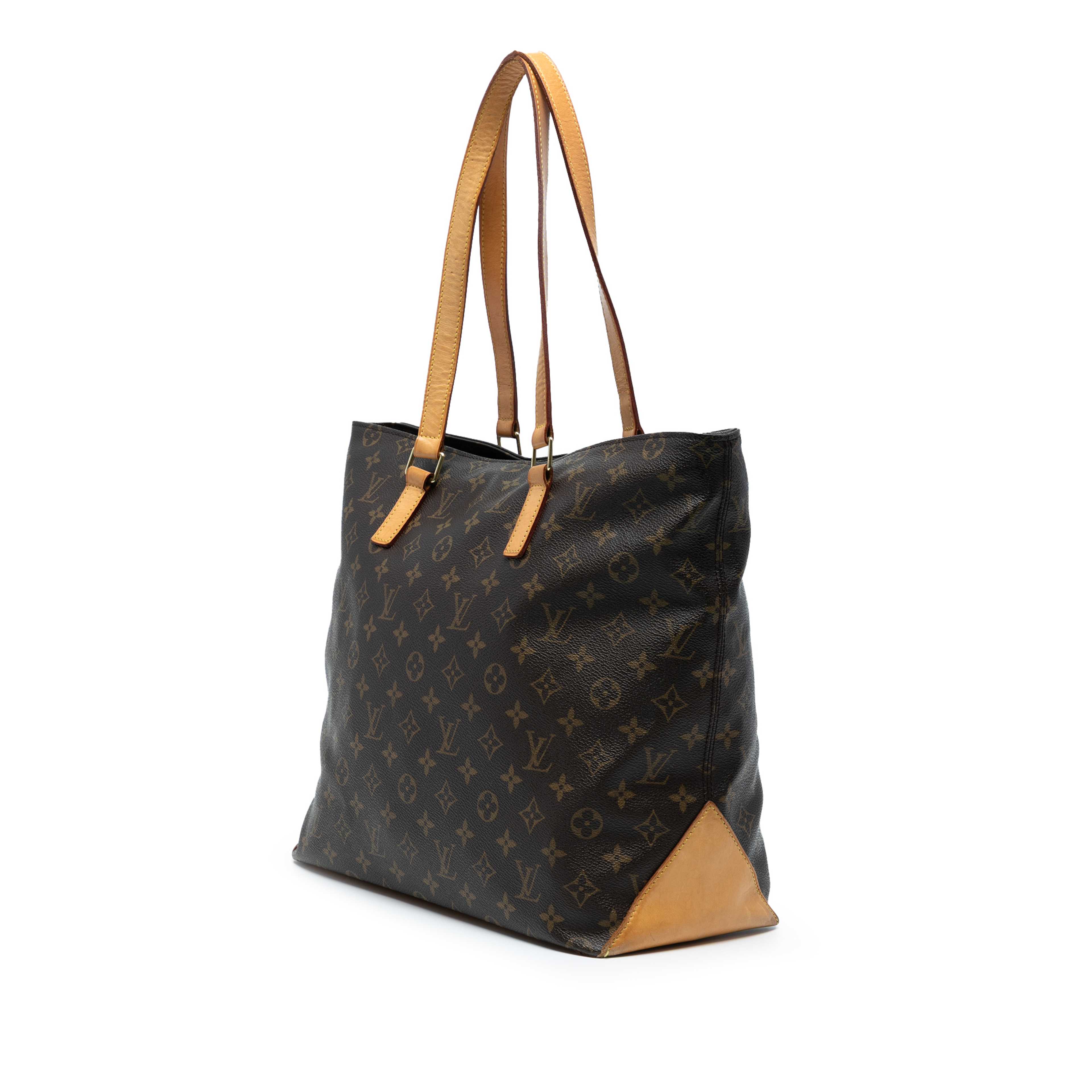 Louis Vuitton Monogram Cabas Mezzo, från Luxclusif, i färgen brown. Klicka för att öppna bilden i stort format