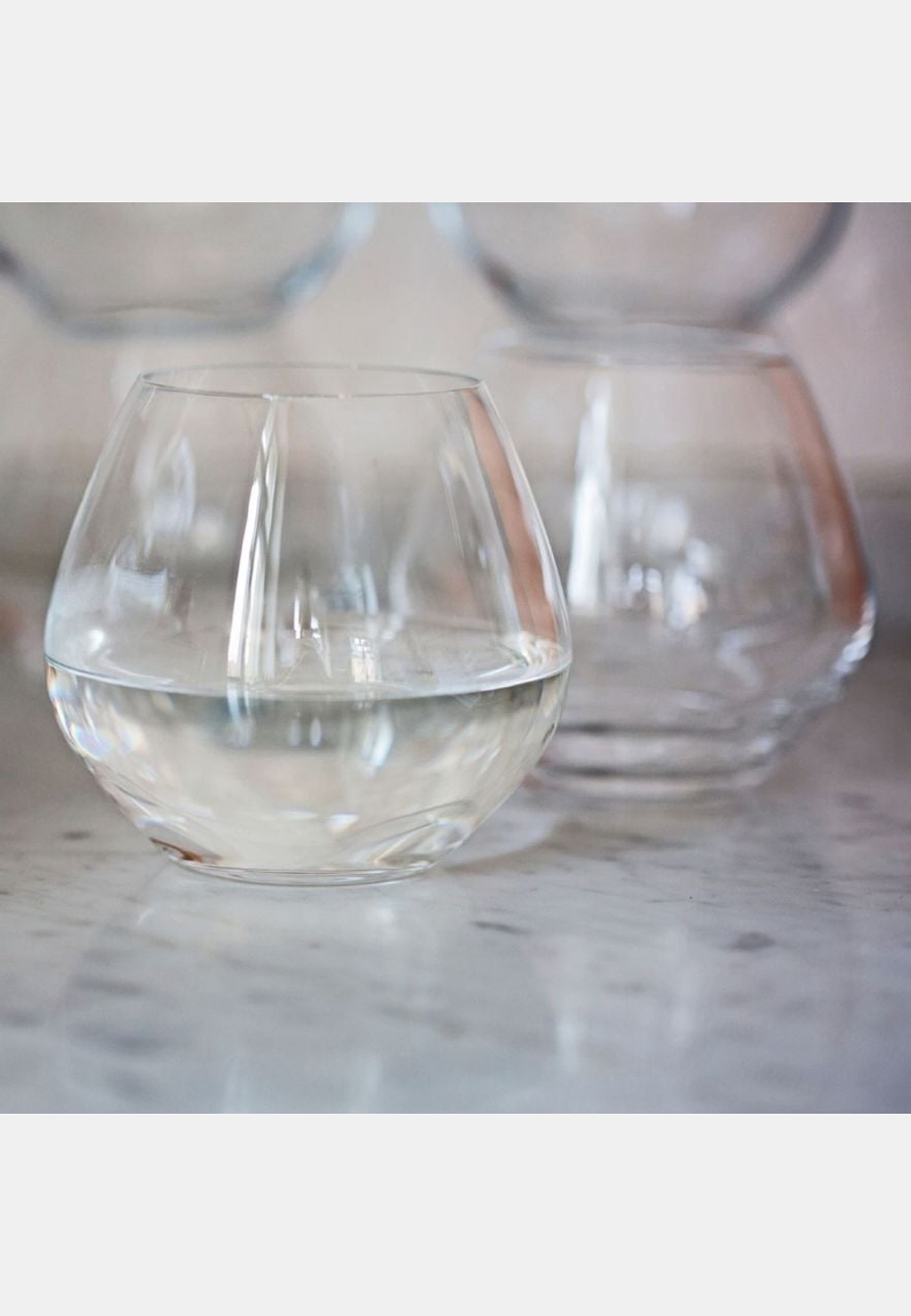 Glas Opal 2-pack, från Created by Designtorget, i färgen klar. Klicka för att öppna bilden i stort format